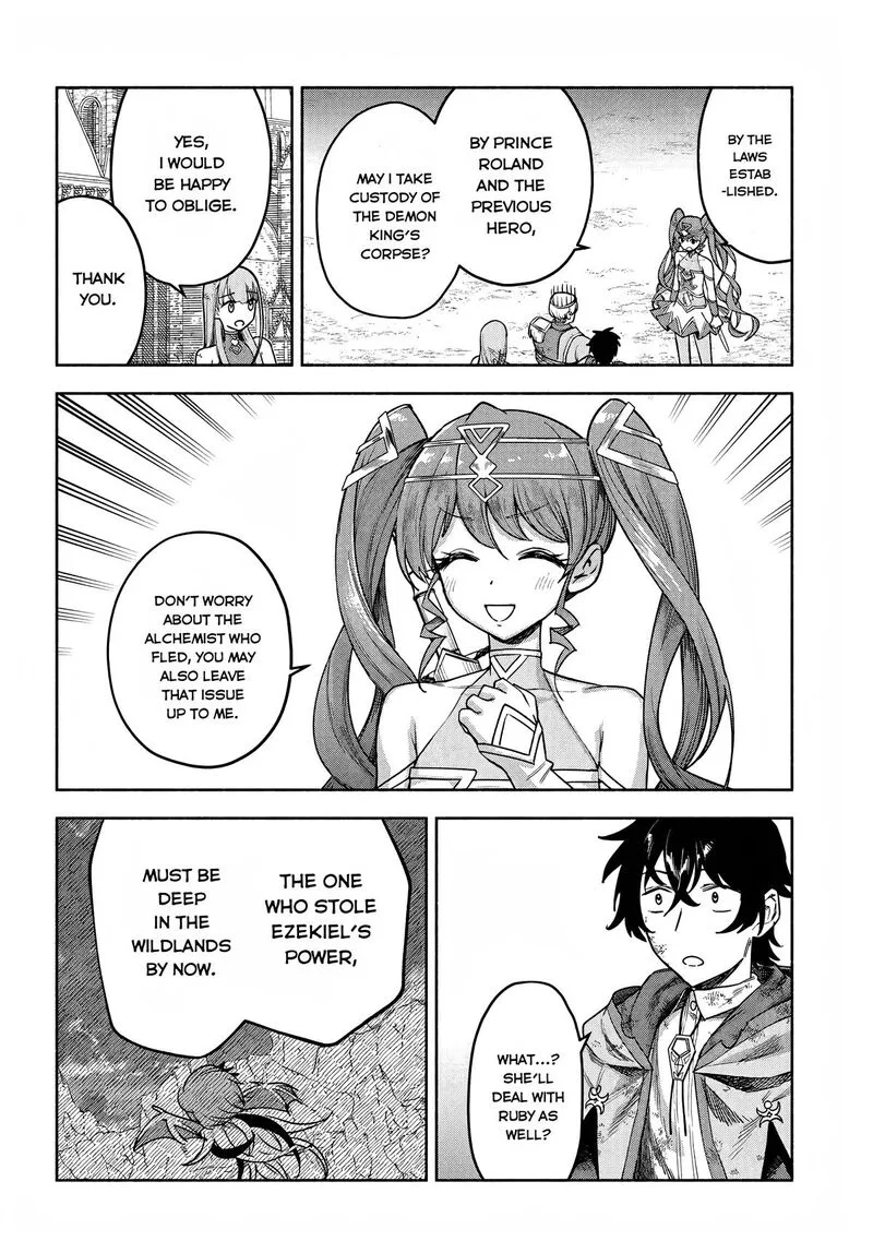 Ore Igai Dare mo Saishu Dekinai Sozai na no ni "Sozai Saishuritsu ga Hikui" to Pawahara suru Osananajimi Renkinjutsushi to Zetsuen shita Senzoku Madoushi, Henkyou no Machi de Slow Life wo Okuritai. Chapter 21 page 16