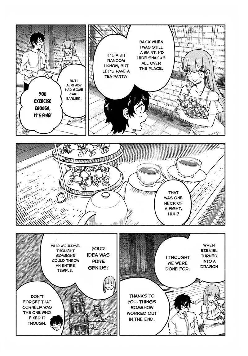 Ore Igai Dare mo Saishu Dekinai Sozai na no ni "Sozai Saishuritsu ga Hikui" to Pawahara suru Osananajimi Renkinjutsushi to Zetsuen shita Senzoku Madoushi, Henkyou no Machi de Slow Life wo Okuritai. Chapter 21 page 22