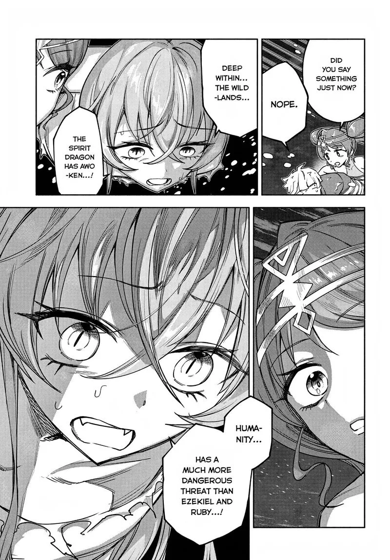 Ore Igai Dare mo Saishu Dekinai Sozai na no ni "Sozai Saishuritsu ga Hikui" to Pawahara suru Osananajimi Renkinjutsushi to Zetsuen shita Senzoku Madoushi, Henkyou no Machi de Slow Life wo Okuritai. Chapter 21 page 27