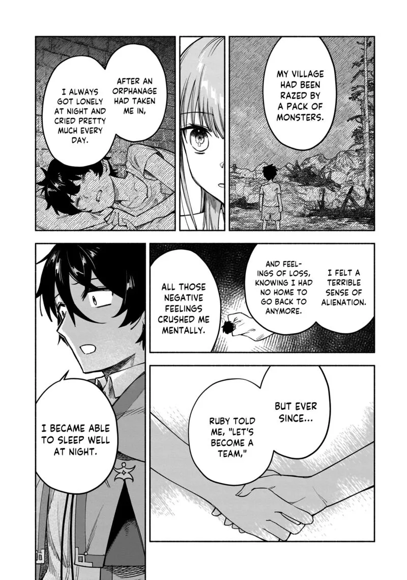 Ore Igai Dare mo Saishu Dekinai Sozai na no ni "Sozai Saishuritsu ga Hikui" to Pawahara suru Osananajimi Renkinjutsushi to Zetsuen shita Senzoku Madoushi, Henkyou no Machi de Slow Life wo Okuritai. Chapter 23 page 11