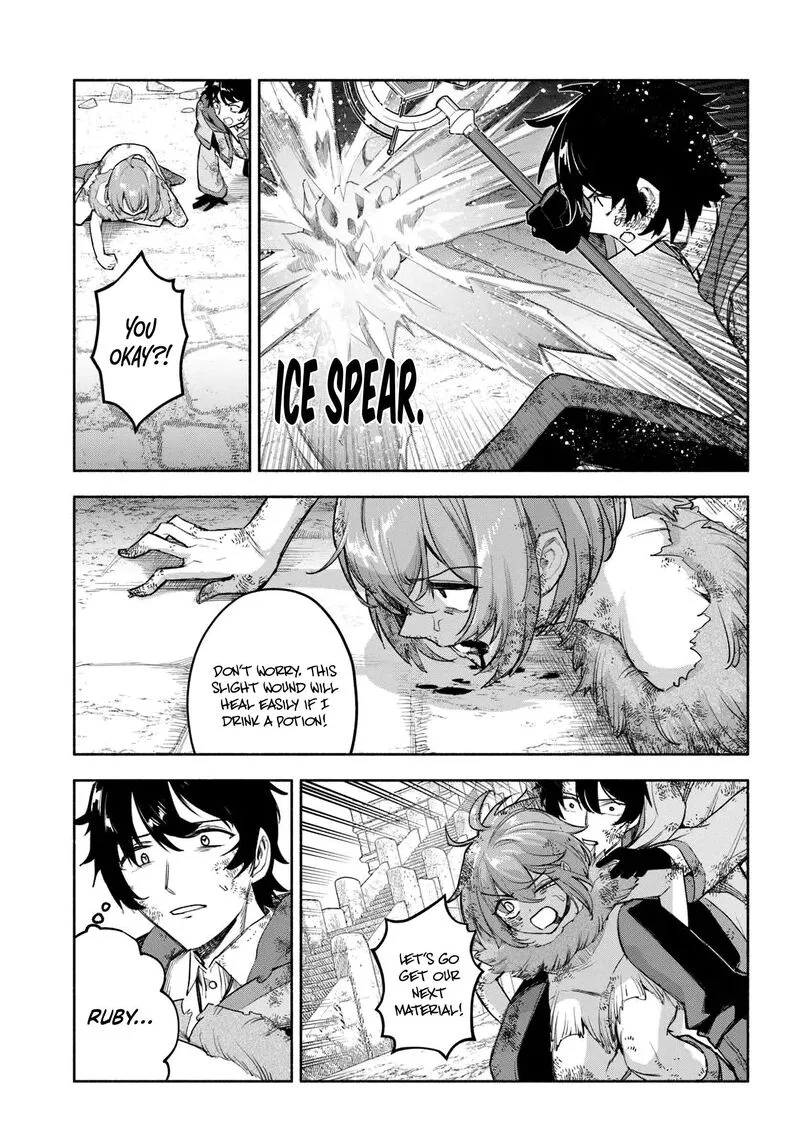 Ore Igai Dare mo Saishu Dekinai Sozai na no ni "Sozai Saishuritsu ga Hikui" to Pawahara suru Osananajimi Renkinjutsushi to Zetsuen shita Senzoku Madoushi, Henkyou no Machi de Slow Life wo Okuritai. Chapter 26 page 11