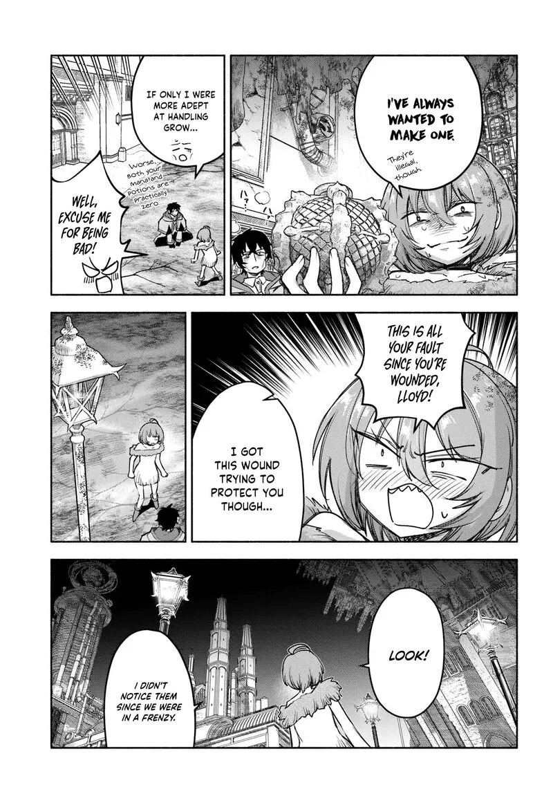 Ore Igai Dare mo Saishu Dekinai Sozai na no ni "Sozai Saishuritsu ga Hikui" to Pawahara suru Osananajimi Renkinjutsushi to Zetsuen shita Senzoku Madoushi, Henkyou no Machi de Slow Life wo Okuritai. Chapter 26 page 13