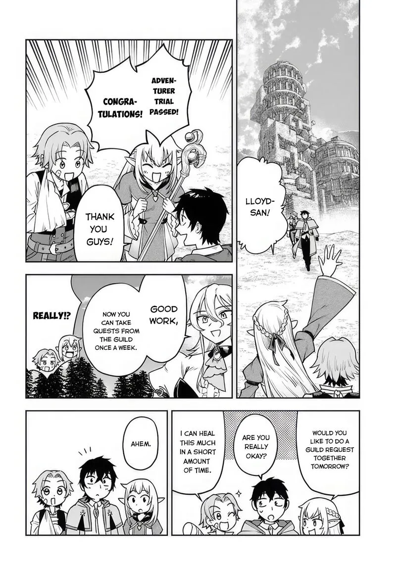 Ore Igai Dare mo Saishu Dekinai Sozai na no ni "Sozai Saishuritsu ga Hikui" to Pawahara suru Osananajimi Renkinjutsushi to Zetsuen shita Senzoku Madoushi, Henkyou no Machi de Slow Life wo Okuritai. Chapter 5 page 27