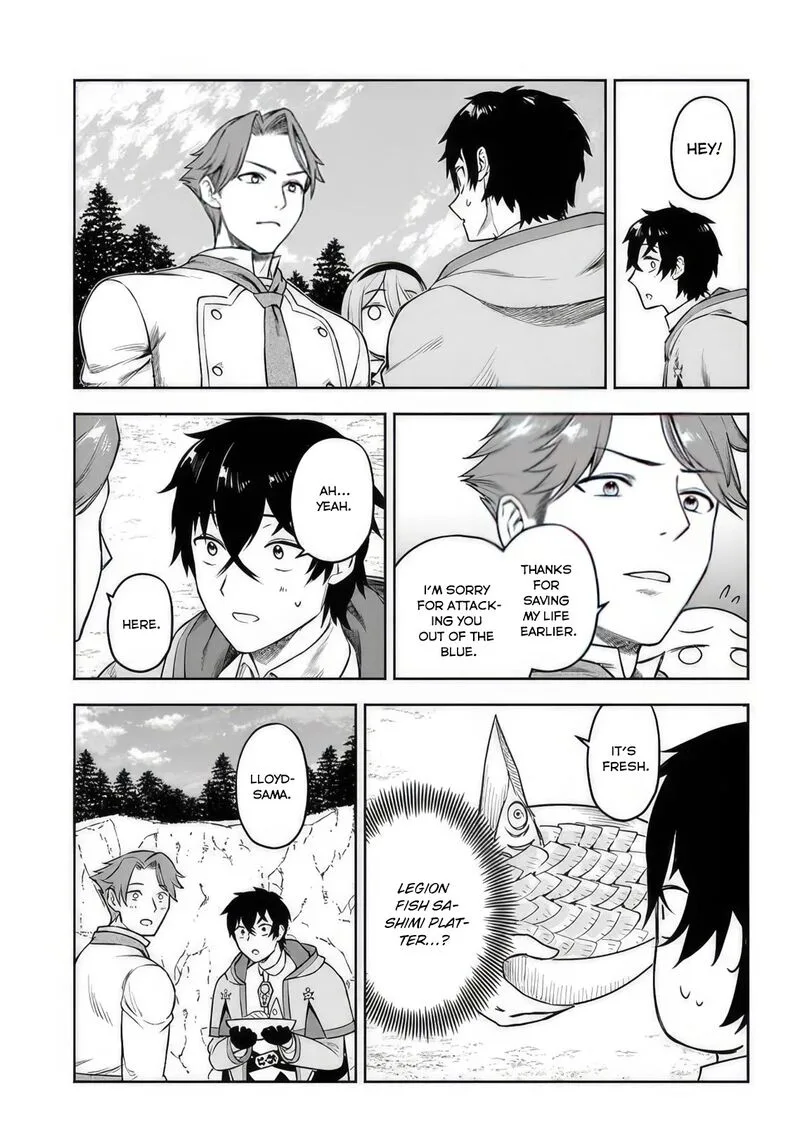 Ore Igai Dare mo Saishu Dekinai Sozai na no ni "Sozai Saishuritsu ga Hikui" to Pawahara suru Osananajimi Renkinjutsushi to Zetsuen shita Senzoku Madoushi, Henkyou no Machi de Slow Life wo Okuritai. Chapter 7 page 27