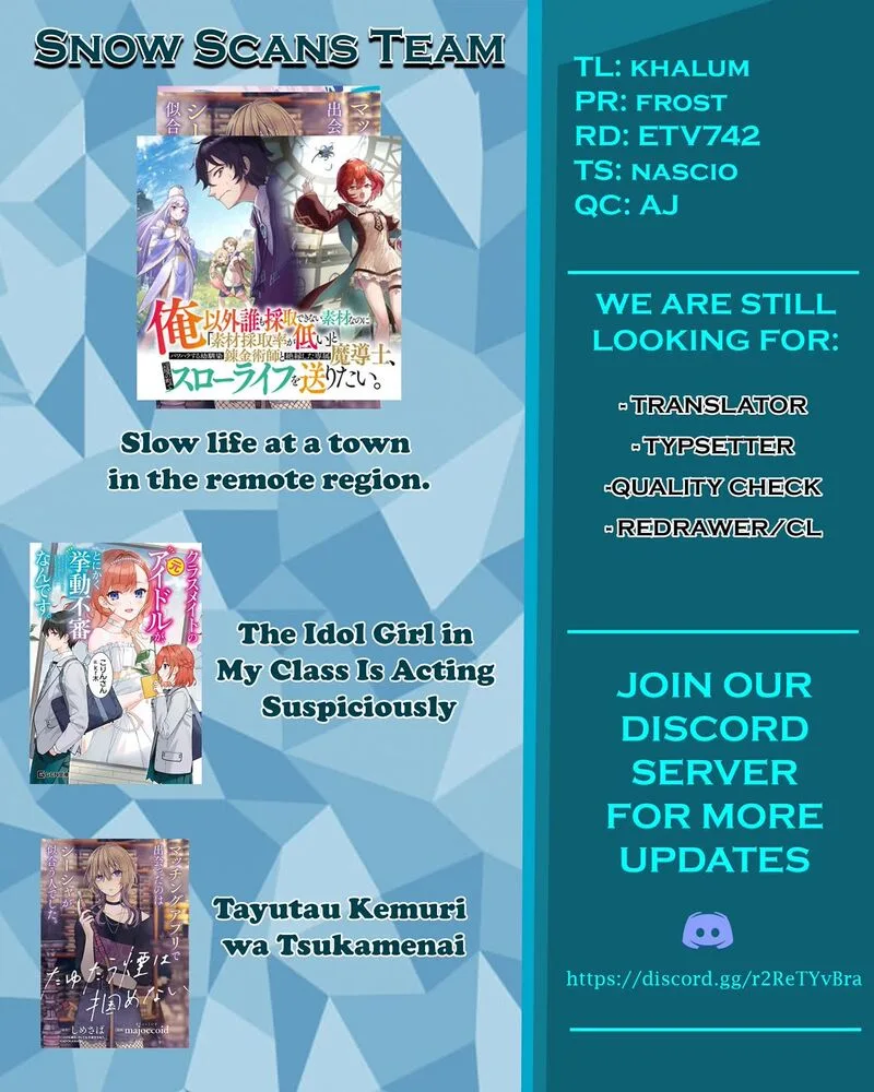 Ore Igai Dare mo Saishu Dekinai Sozai na no ni "Sozai Saishuritsu ga Hikui" to Pawahara suru Osananajimi Renkinjutsushi to Zetsuen shita Senzoku Madoushi, Henkyou no Machi de Slow Life wo Okuritai. Chapter 9 page 24