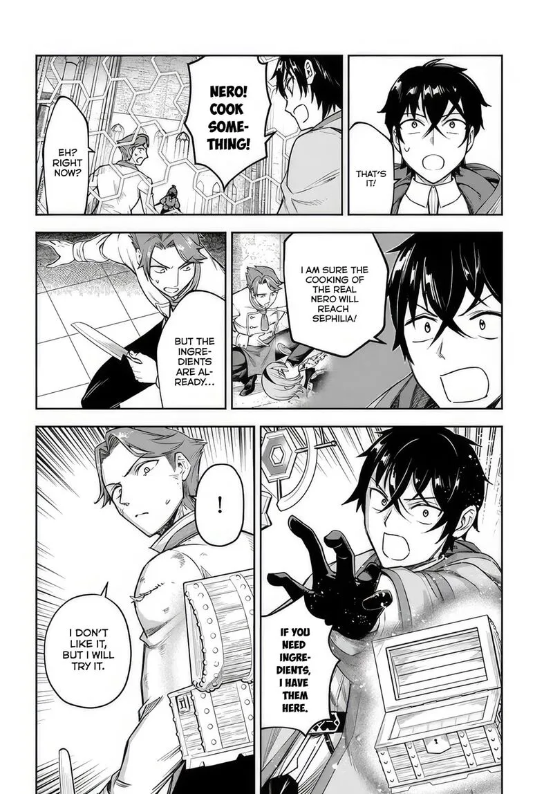 Ore Igai Dare mo Saishu Dekinai Sozai na no ni "Sozai Saishuritsu ga Hikui" to Pawahara suru Osananajimi Renkinjutsushi to Zetsuen shita Senzoku Madoushi, Henkyou no Machi de Slow Life wo Okuritai. Chapter 9 page 14