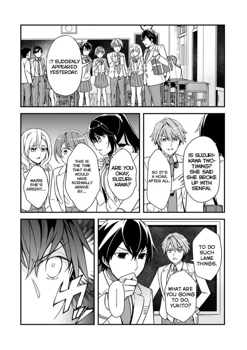 Ore ni Trauma o Ataeta Joshi-tachi ga Chirachira Mitekuru kedo, Zannen desuga Teokure desu Chapter 13 page 2