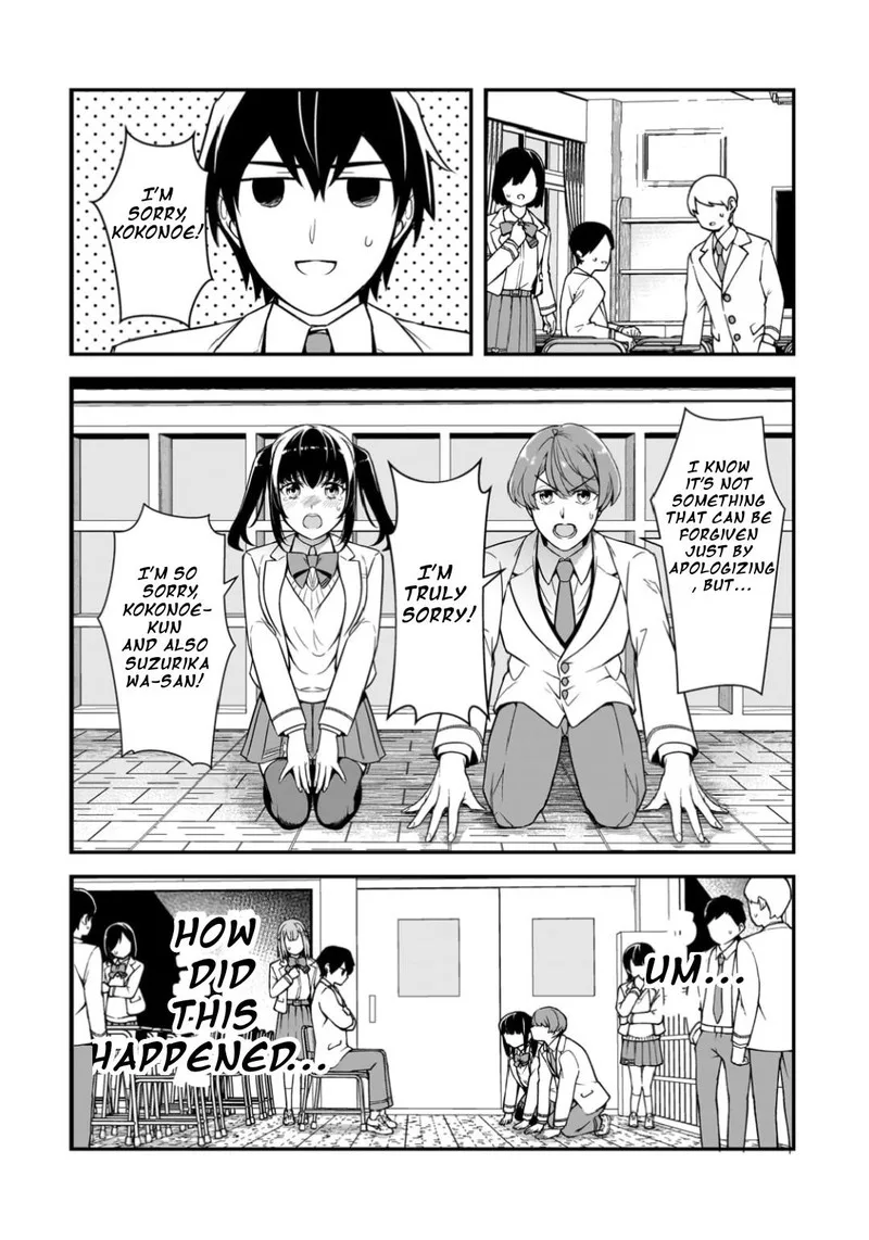 Ore ni Trauma o Ataeta Joshi-tachi ga Chirachira Mitekuru kedo, Zannen desuga Teokure desu Chapter 14.1 page 9
