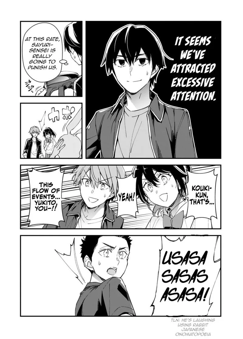 Ore ni Trauma o Ataeta Joshi-tachi ga Chirachira Mitekuru kedo, Zannen desuga Teokure desu Chapter 33.1 page 15