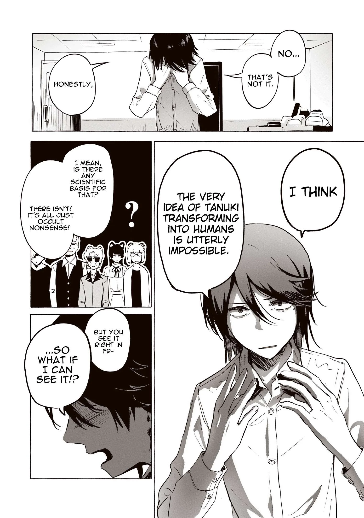 Ore no Kasu Mitaina Jinsei wa Zenbu Tanuki no sei Chapter 2.2 page 4