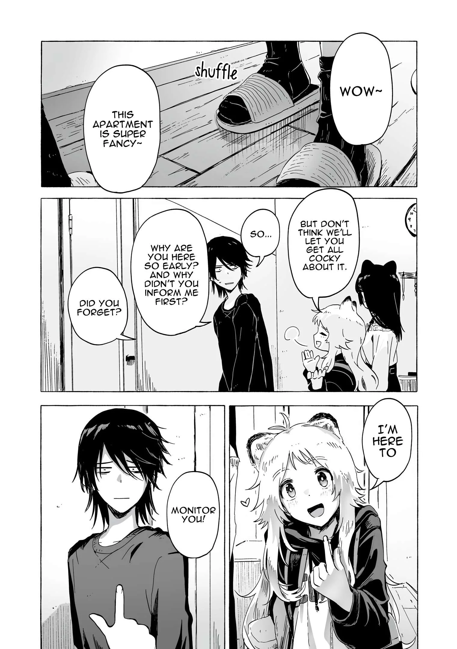 Ore no Kasu Mitaina Jinsei wa Zenbu Tanuki no sei Chapter 3.1 page 2