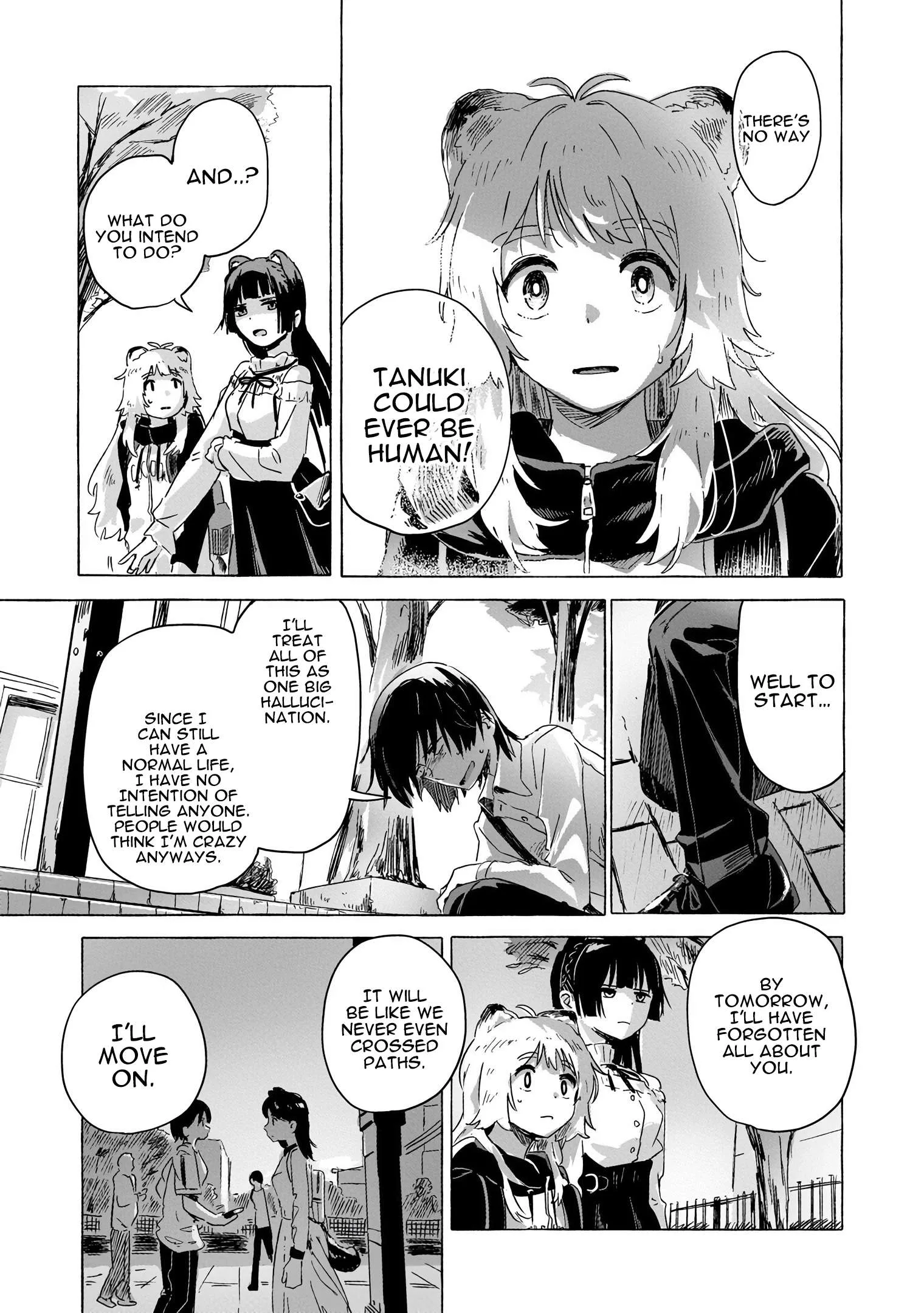 Ore no Kasu Mitaina Jinsei wa Zenbu Tanuki no sei Chapter 3.3 page 7