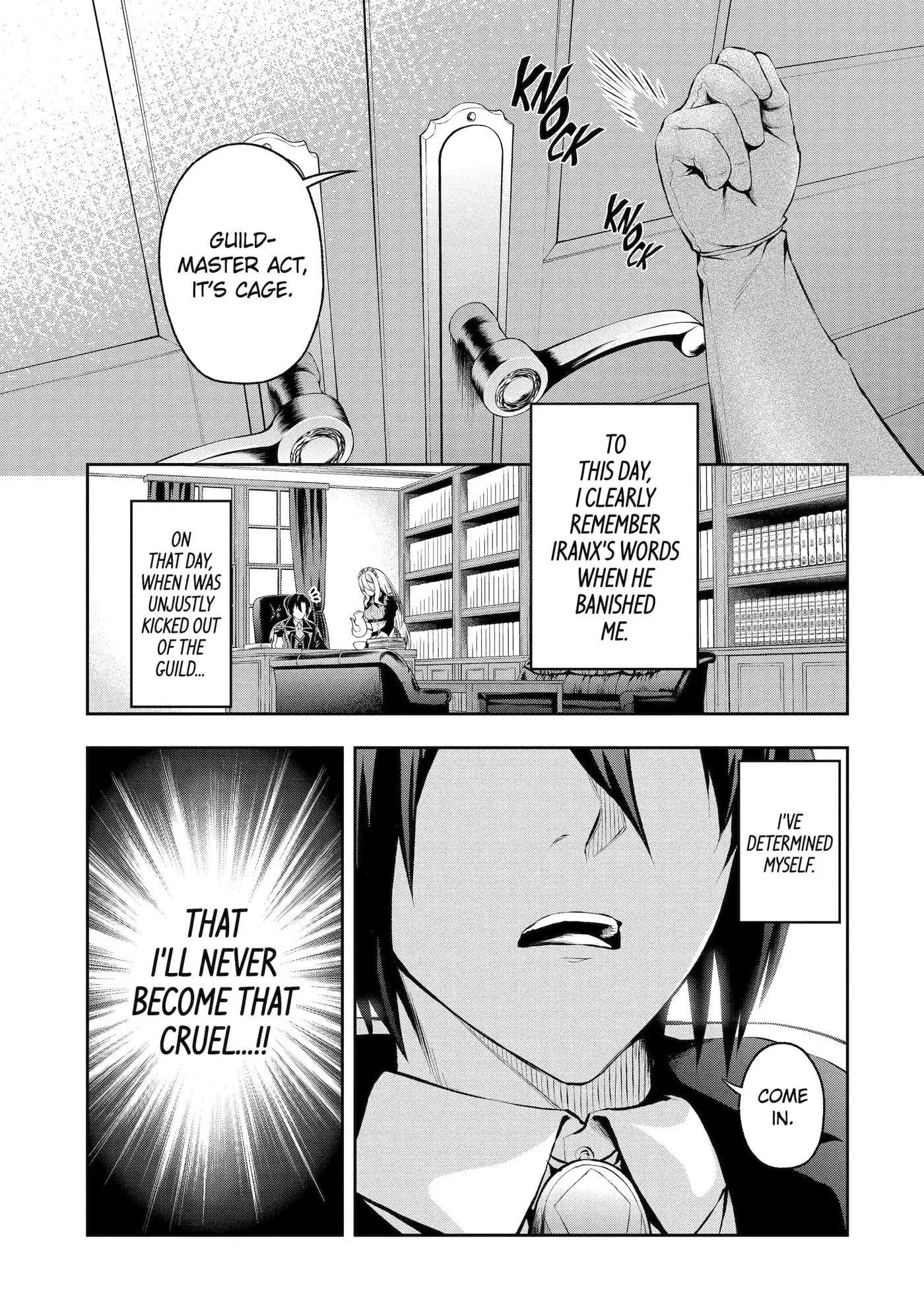 Ore wa Boukensha Guild no Akutoku Guild Master: Jinzai o Tekizaitekisho ni Tsuihou Shitara, Nazeka Mechakucha Kansha Saremashita Chapter 0.1 page 7