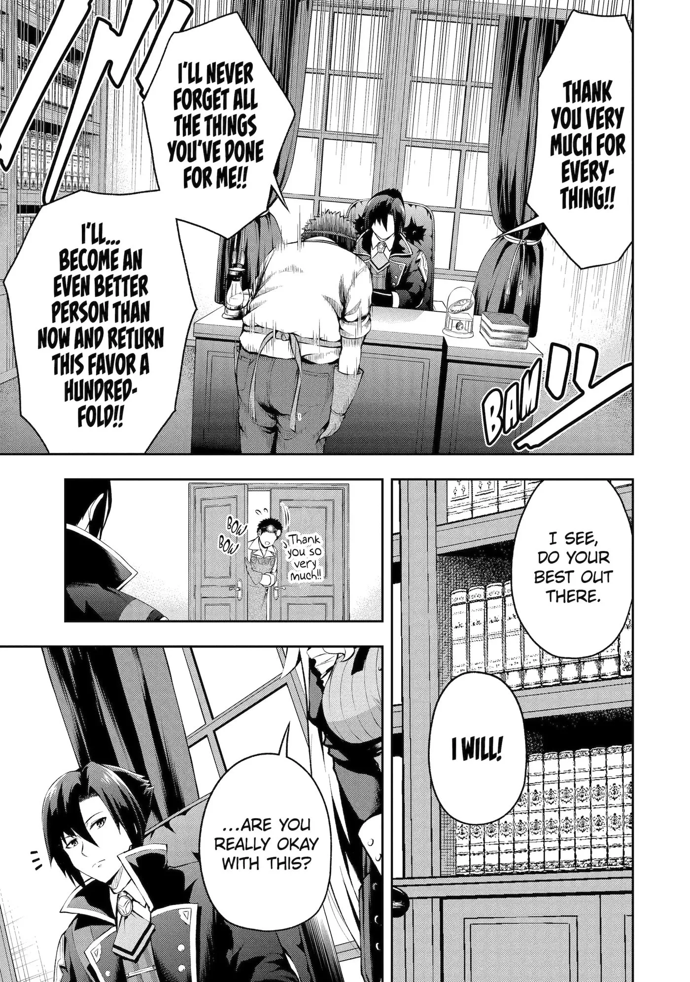 Ore wa Boukensha Guild no Akutoku Guild Master: Jinzai o Tekizaitekisho ni Tsuihou Shitara, Nazeka Mechakucha Kansha Saremashita Chapter 0.2 page 3
