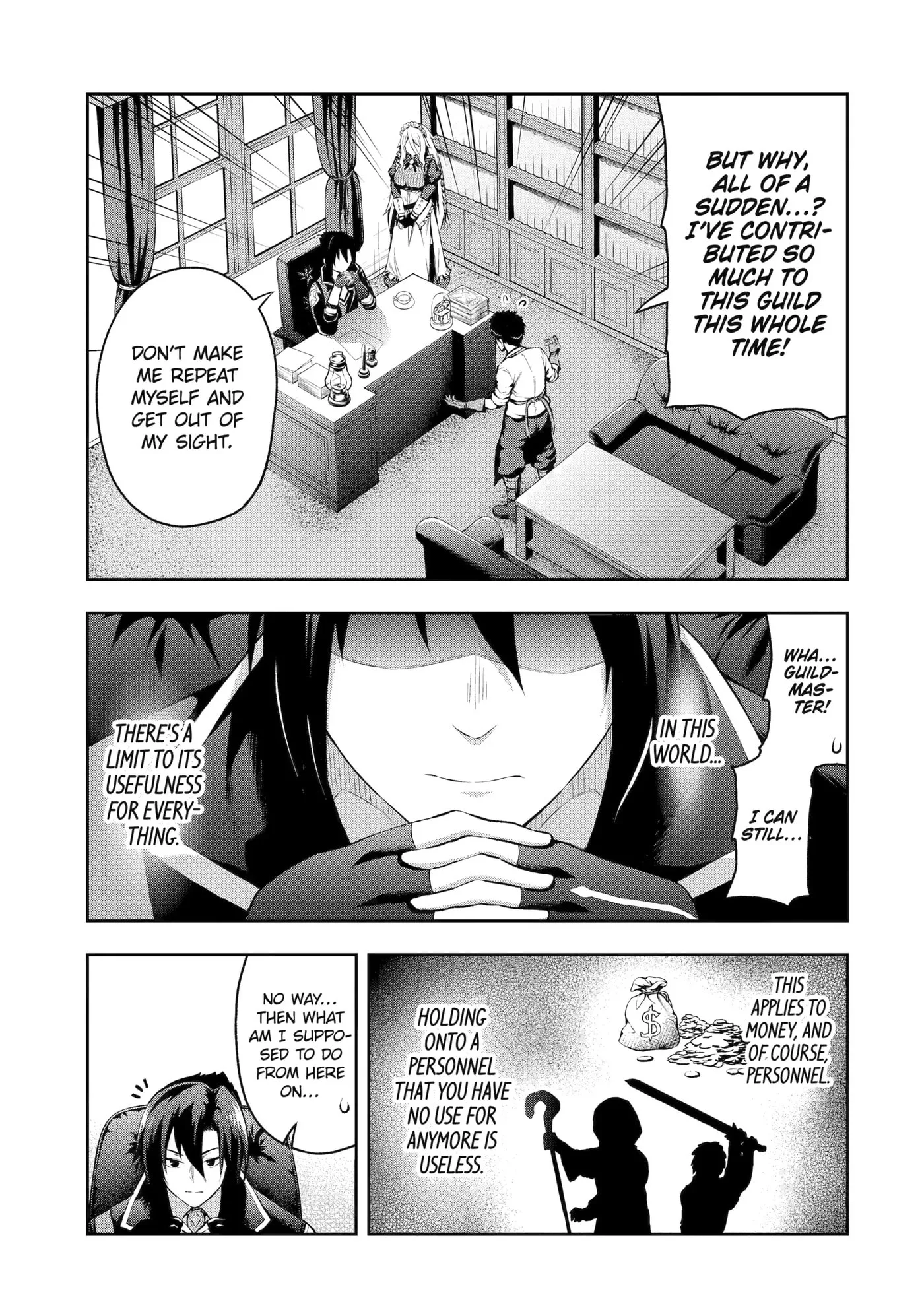 Ore wa Boukensha Guild no Akutoku Guild Master: Jinzai o Tekizaitekisho ni Tsuihou Shitara, Nazeka Mechakucha Kansha Saremashita Chapter 0 page 8