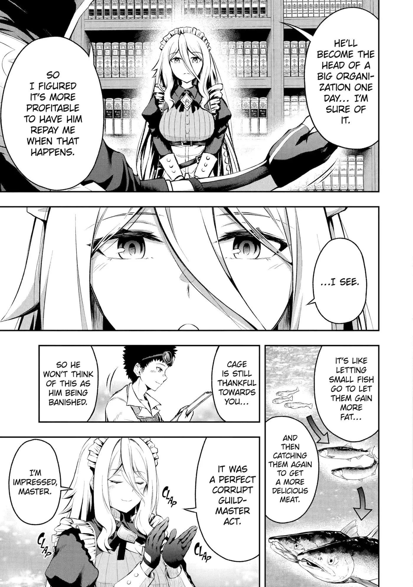 Ore wa Boukensha Guild no Akutoku Guild Master: Jinzai o Tekizaitekisho ni Tsuihou Shitara, Nazeka Mechakucha Kansha Saremashita Chapter 0 page 16