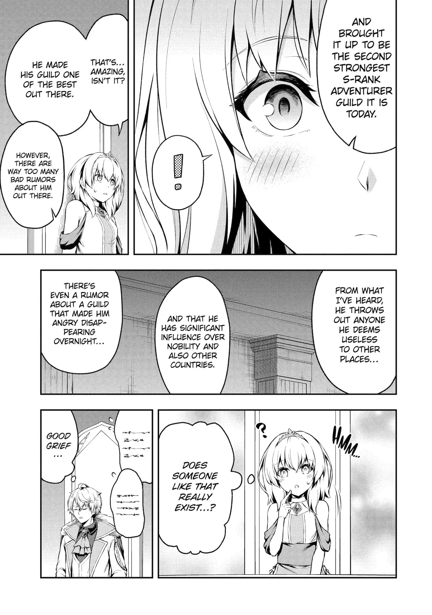 Ore wa Boukensha Guild no Akutoku Guild Master: Jinzai o Tekizaitekisho ni Tsuihou Shitara, Nazeka Mechakucha Kansha Saremashita Chapter 1.1 page 7