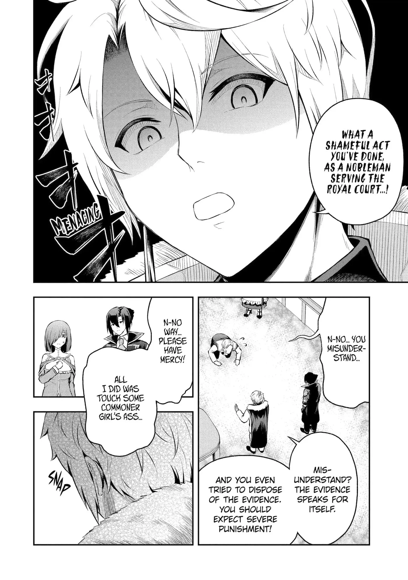 Ore wa Boukensha Guild no Akutoku Guild Master: Jinzai o Tekizaitekisho ni Tsuihou Shitara, Nazeka Mechakucha Kansha Saremashita Chapter 1.5 page 4
