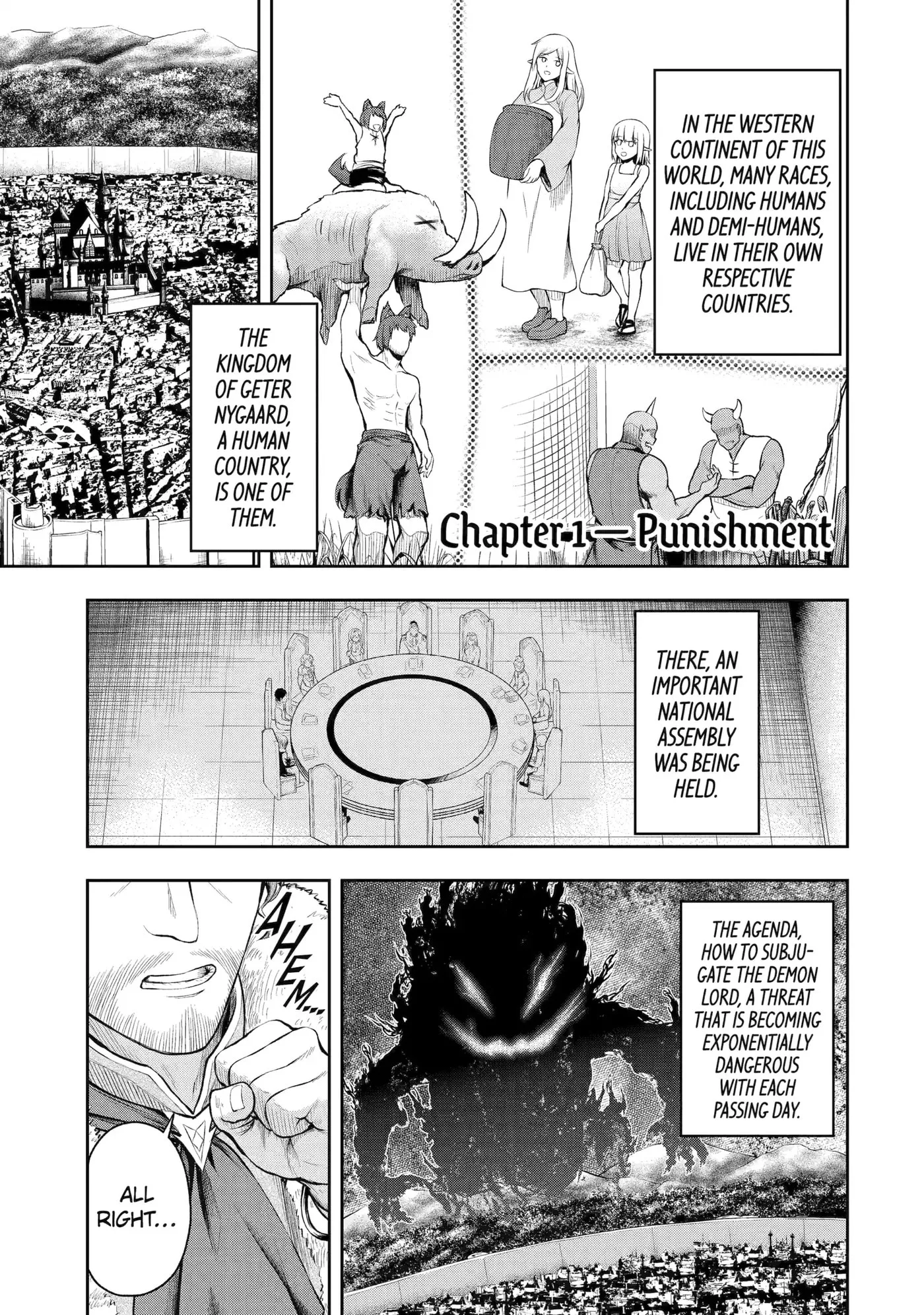 Ore wa Boukensha Guild no Akutoku Guild Master: Jinzai o Tekizaitekisho ni Tsuihou Shitara, Nazeka Mechakucha Kansha Saremashita Chapter 1 page 1