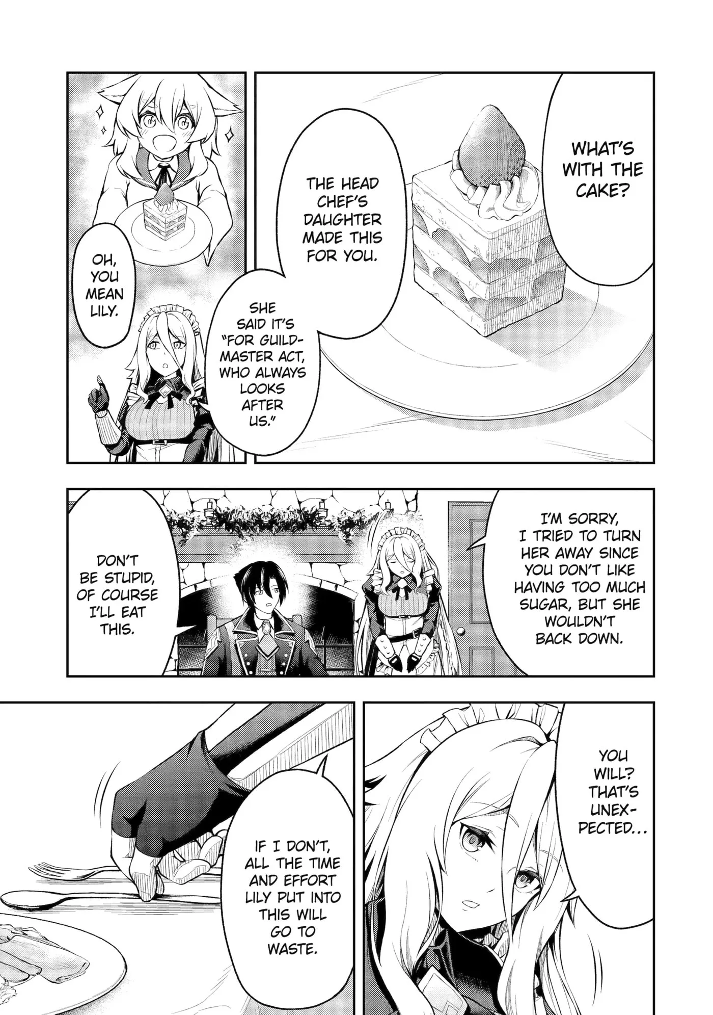 Ore wa Boukensha Guild no Akutoku Guild Master: Jinzai o Tekizaitekisho ni Tsuihou Shitara, Nazeka Mechakucha Kansha Saremashita Chapter 1 page 15