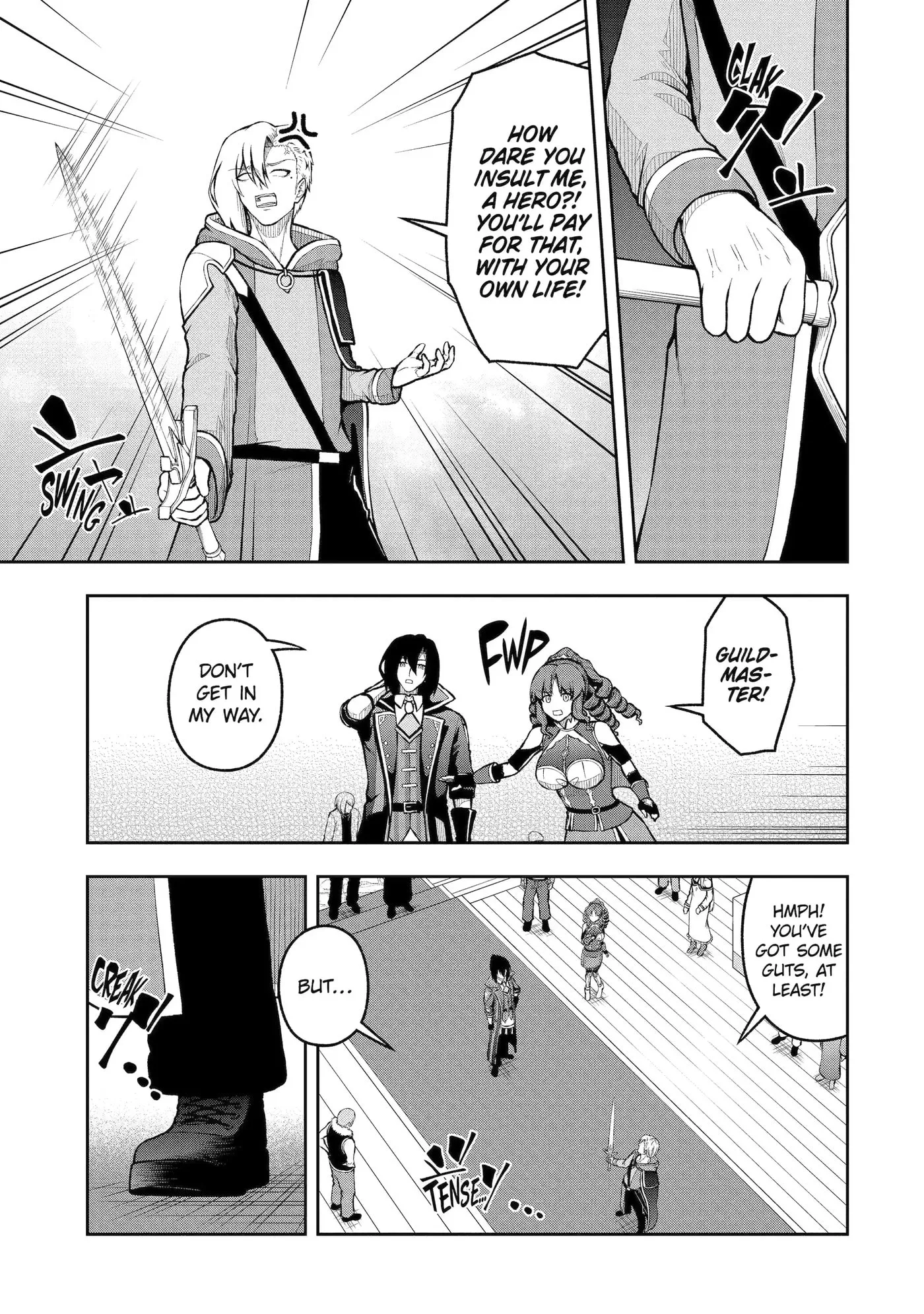 Ore wa Boukensha Guild no Akutoku Guild Master: Jinzai o Tekizaitekisho ni Tsuihou Shitara, Nazeka Mechakucha Kansha Saremashita Chapter 10.1 page 9