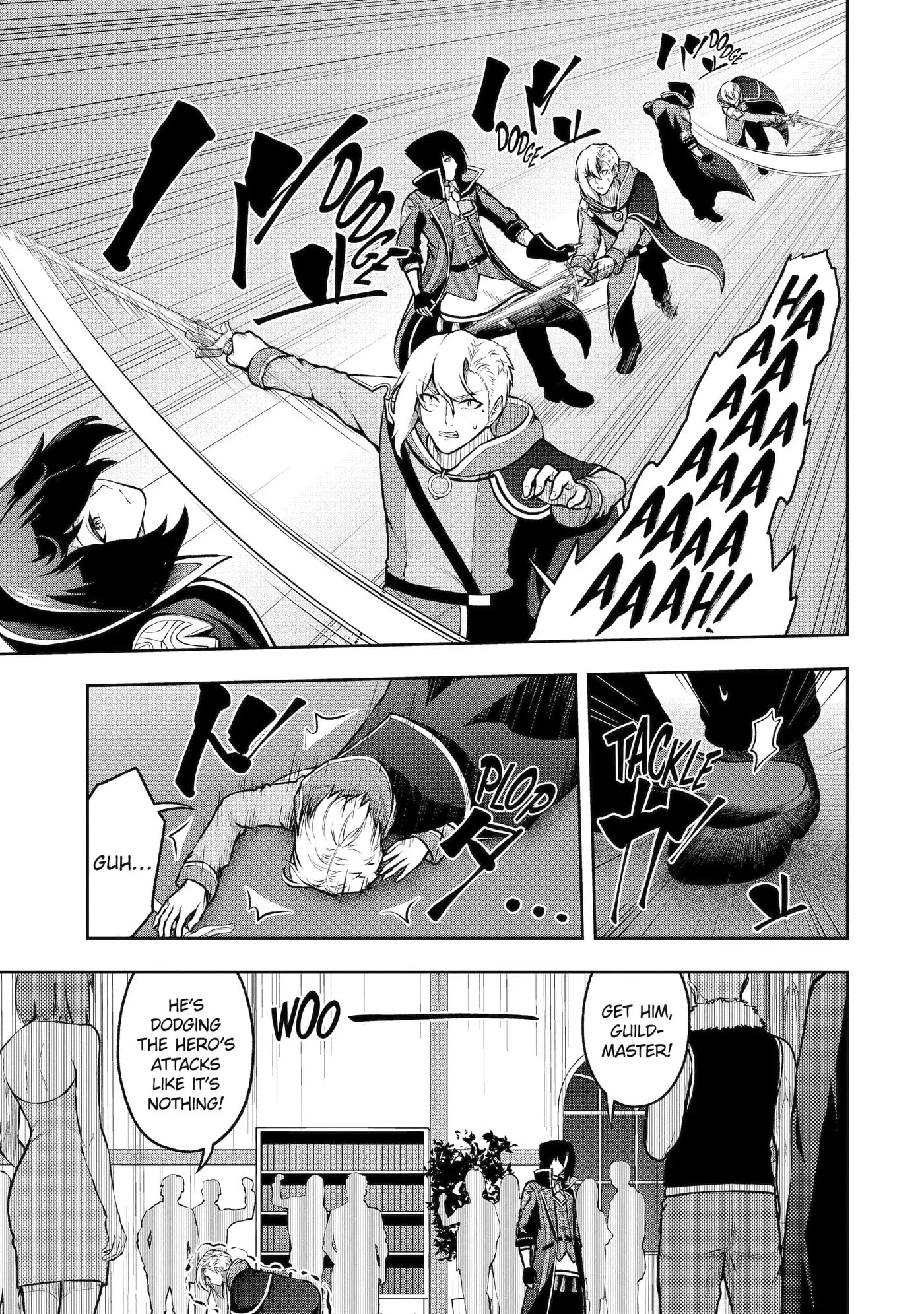 Ore wa Boukensha Guild no Akutoku Guild Master: Jinzai o Tekizaitekisho ni Tsuihou Shitara, Nazeka Mechakucha Kansha Saremashita Chapter 10.1 page 11
