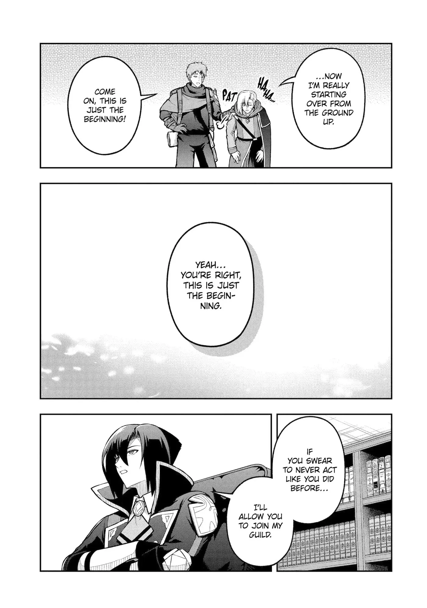 Ore wa Boukensha Guild no Akutoku Guild Master: Jinzai o Tekizaitekisho ni Tsuihou Shitara, Nazeka Mechakucha Kansha Saremashita Chapter 10.4 page 10