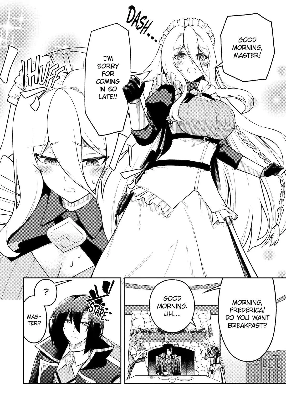 Ore wa Boukensha Guild no Akutoku Guild Master: Jinzai o Tekizaitekisho ni Tsuihou Shitara, Nazeka Mechakucha Kansha Saremashita Chapter 10.5 page 4