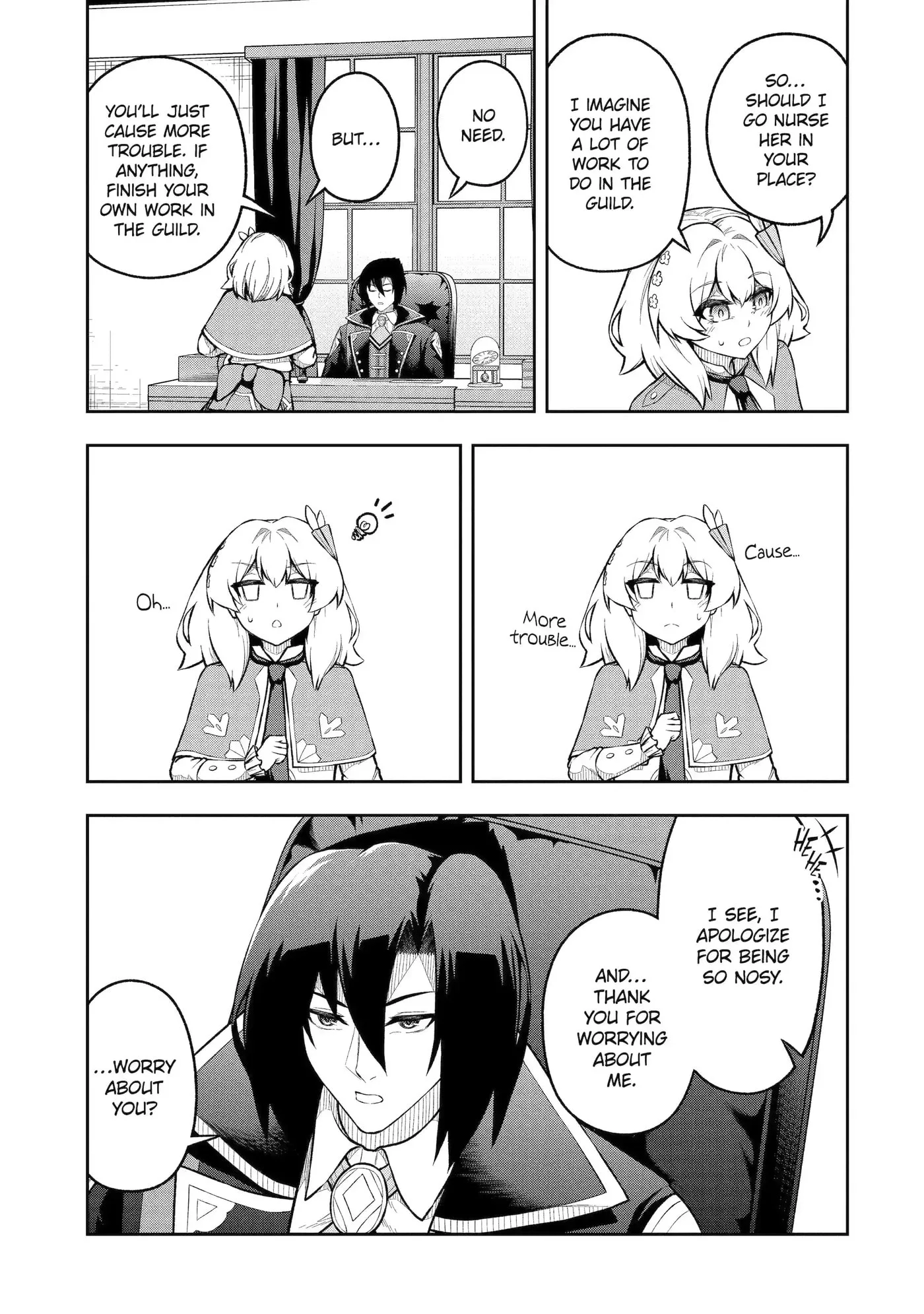 Ore wa Boukensha Guild no Akutoku Guild Master: Jinzai o Tekizaitekisho ni Tsuihou Shitara, Nazeka Mechakucha Kansha Saremashita Chapter 10.6 page 9