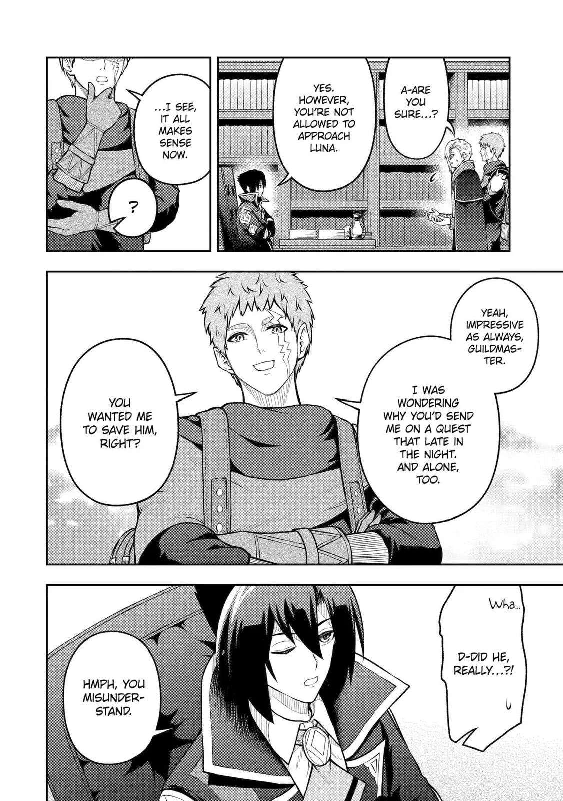 Ore wa Boukensha Guild no Akutoku Guild Master: Jinzai o Tekizaitekisho ni Tsuihou Shitara, Nazeka Mechakucha Kansha Saremashita Chapter 10 page 42