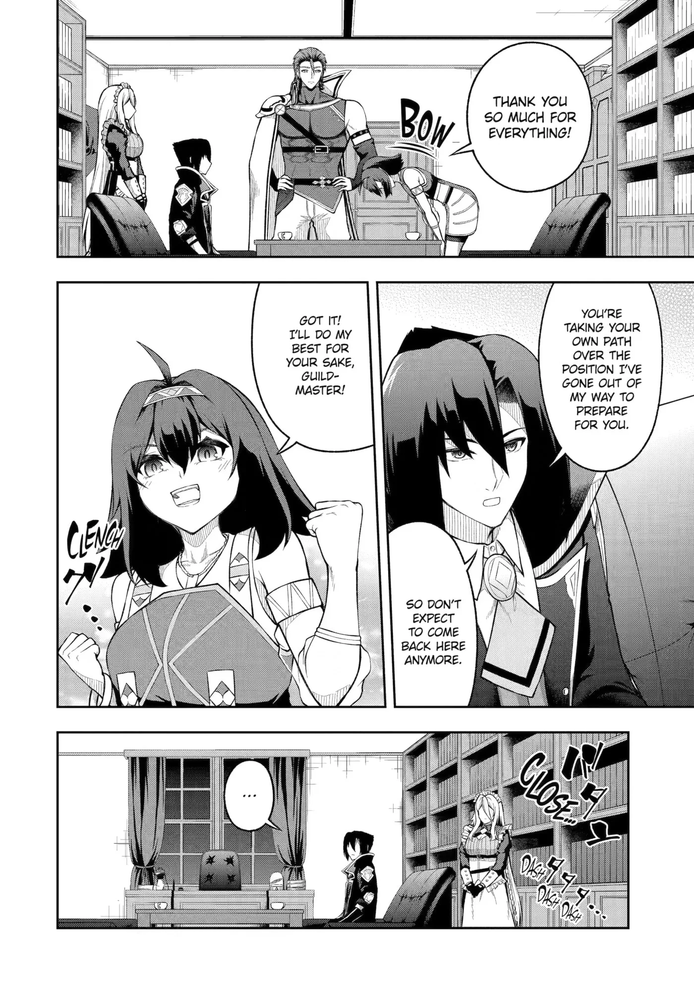 Ore wa Boukensha Guild no Akutoku Guild Master: Jinzai o Tekizaitekisho ni Tsuihou Shitara, Nazeka Mechakucha Kansha Saremashita Chapter 12 page 28