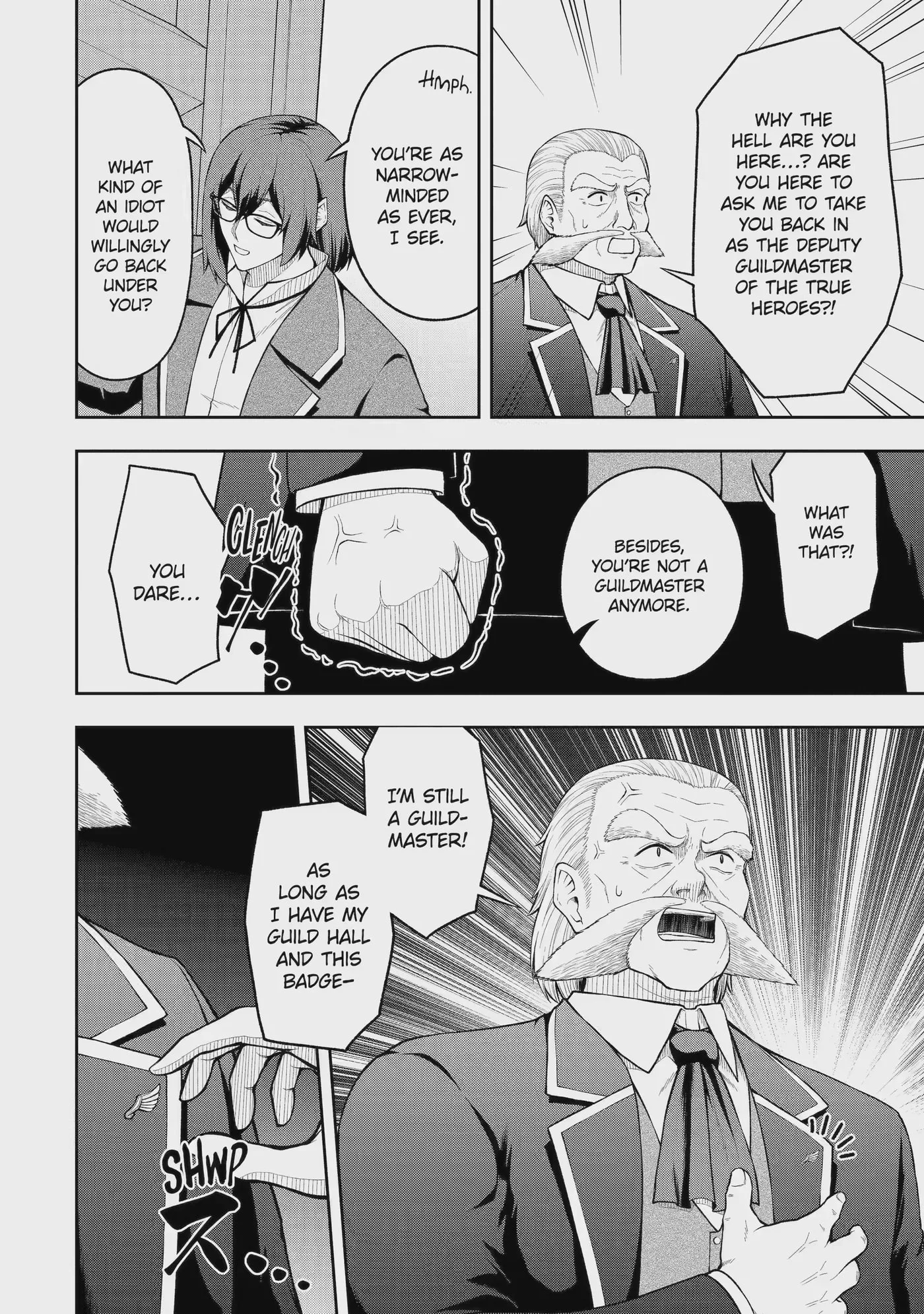 Ore wa Boukensha Guild no Akutoku Guild Master: Jinzai o Tekizaitekisho ni Tsuihou Shitara, Nazeka Mechakucha Kansha Saremashita Chapter 13.1 page 6