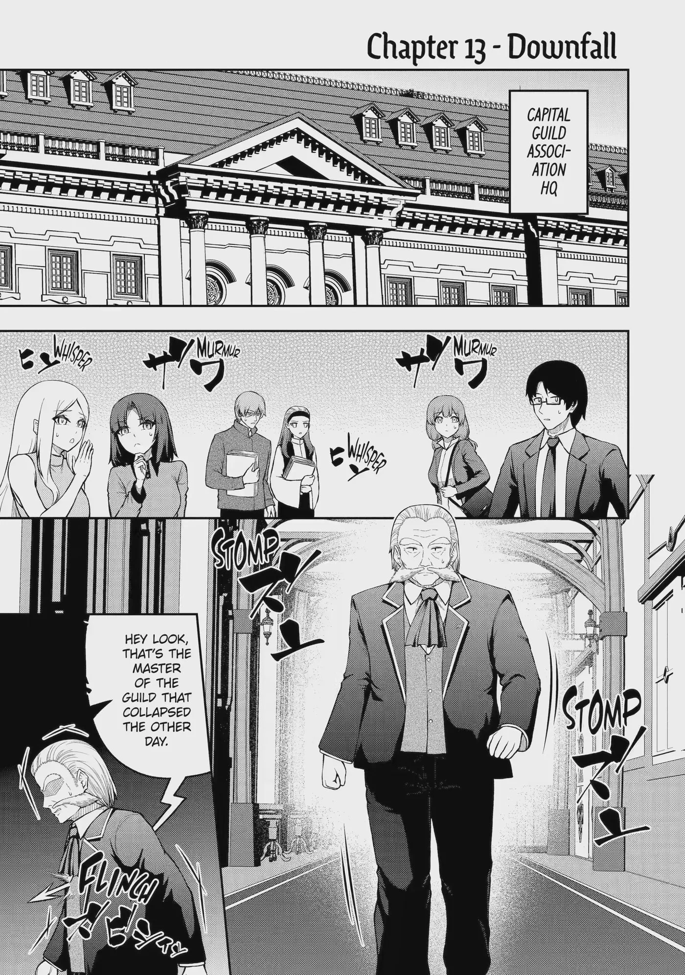 Ore wa Boukensha Guild no Akutoku Guild Master: Jinzai o Tekizaitekisho ni Tsuihou Shitara, Nazeka Mechakucha Kansha Saremashita Chapter 13.1 page 1