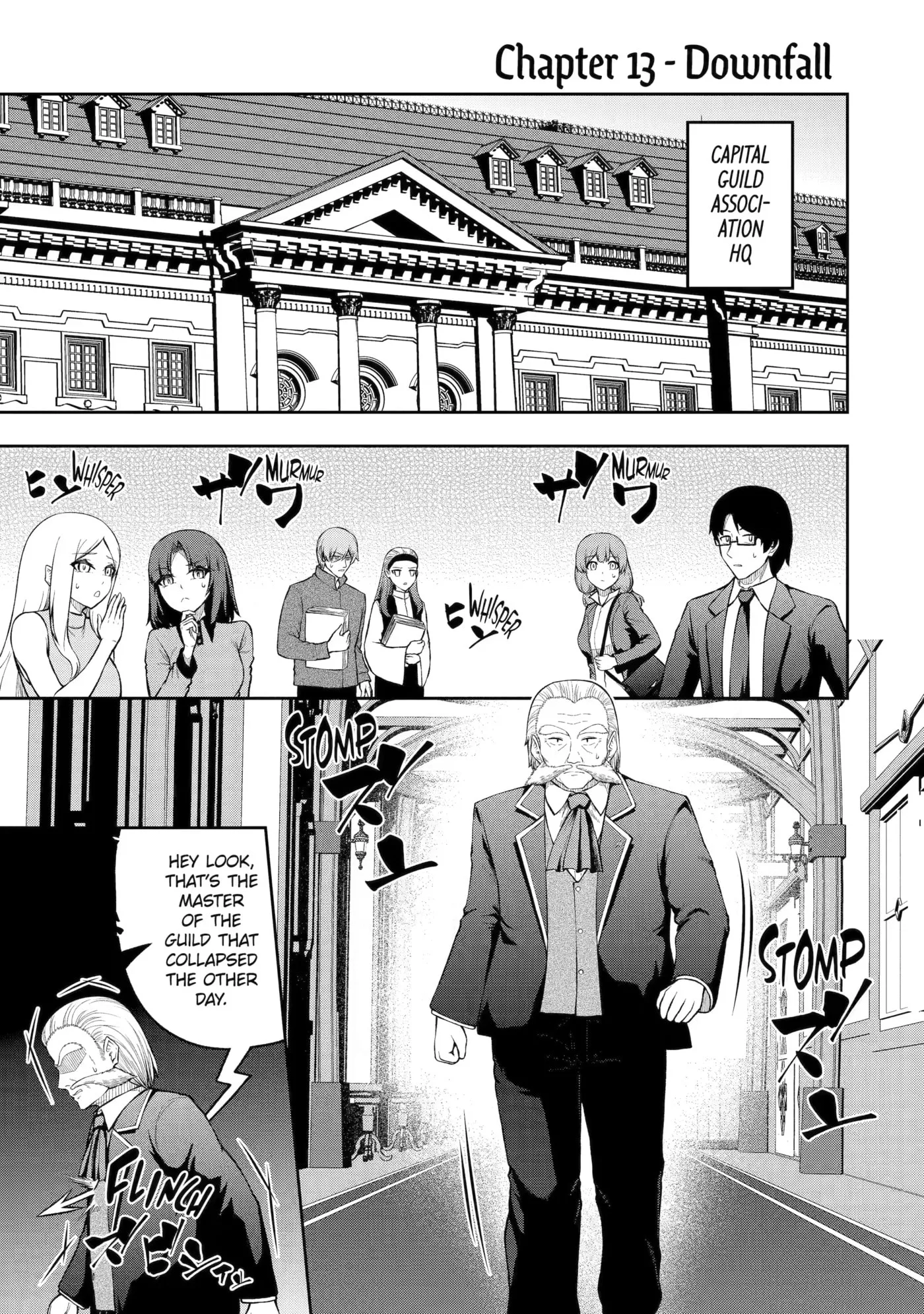 Ore wa Boukensha Guild no Akutoku Guild Master: Jinzai o Tekizaitekisho ni Tsuihou Shitara, Nazeka Mechakucha Kansha Saremashita Chapter 13 page 1