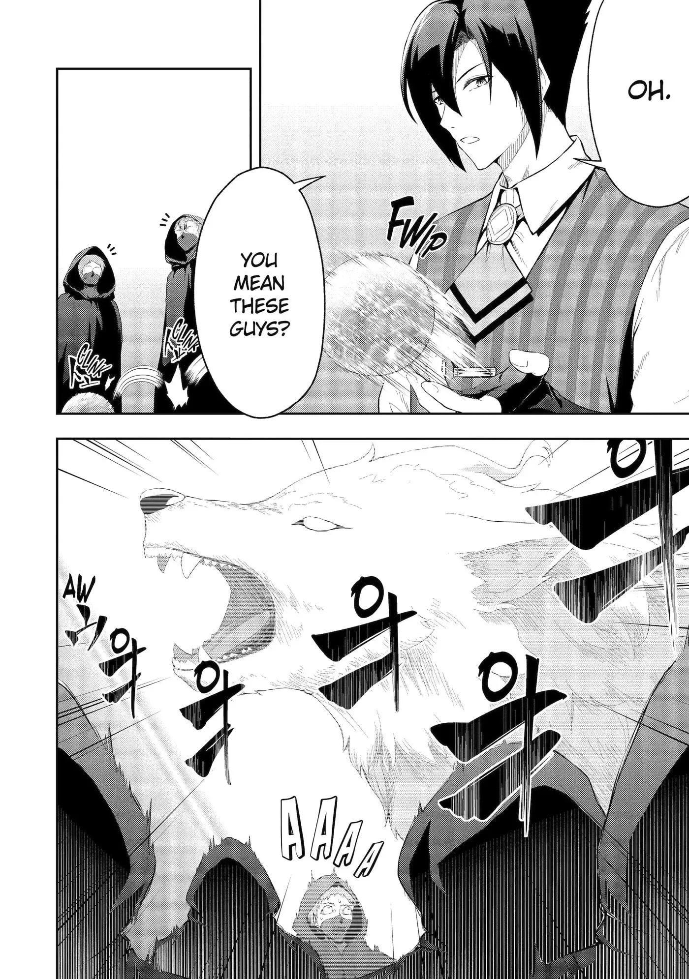 Ore wa Boukensha Guild no Akutoku Guild Master: Jinzai o Tekizaitekisho ni Tsuihou Shitara, Nazeka Mechakucha Kansha Saremashita Chapter 2.4 page 4