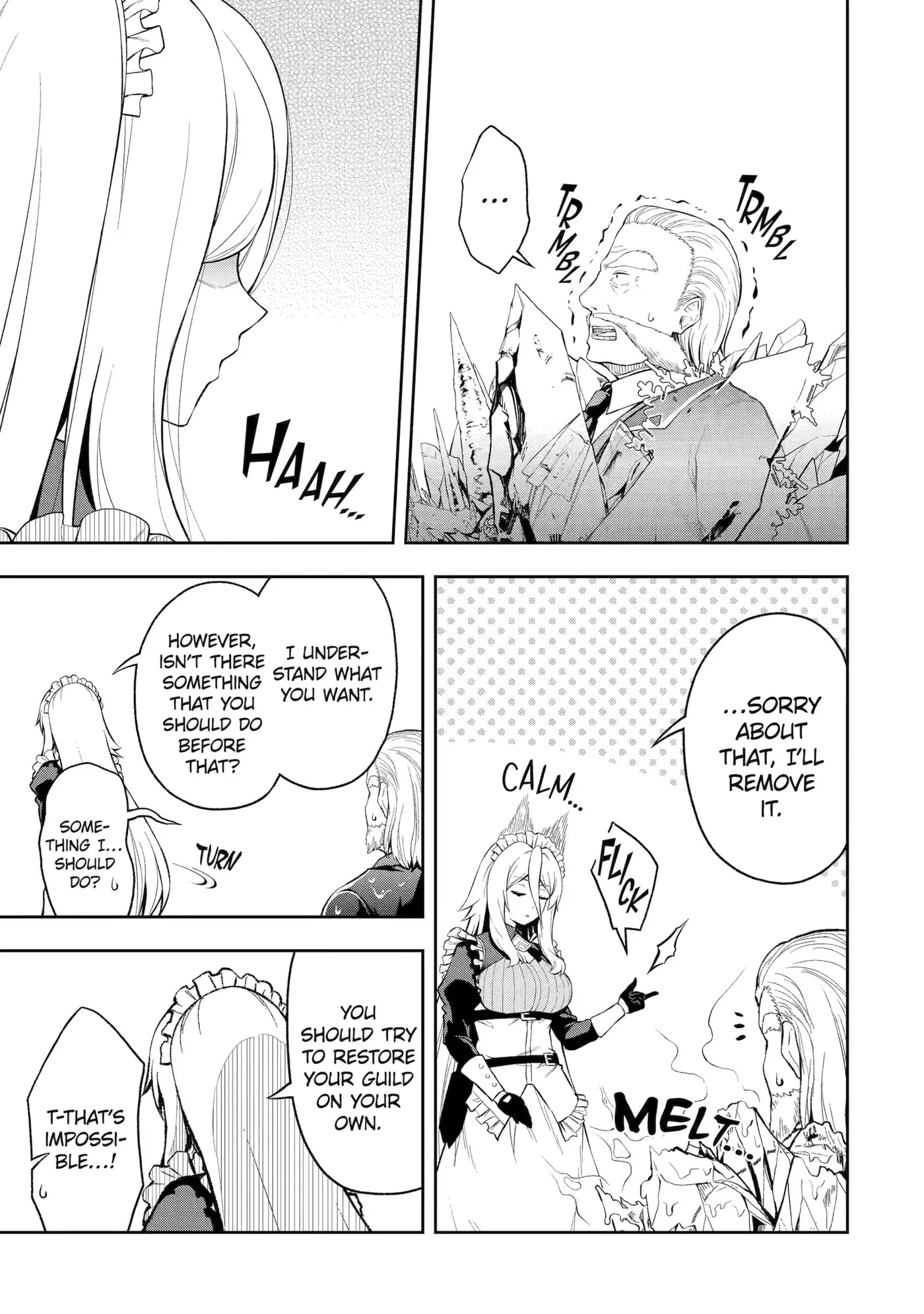 Ore wa Boukensha Guild no Akutoku Guild Master: Jinzai o Tekizaitekisho ni Tsuihou Shitara, Nazeka Mechakucha Kansha Saremashita Chapter 2.5 page 15