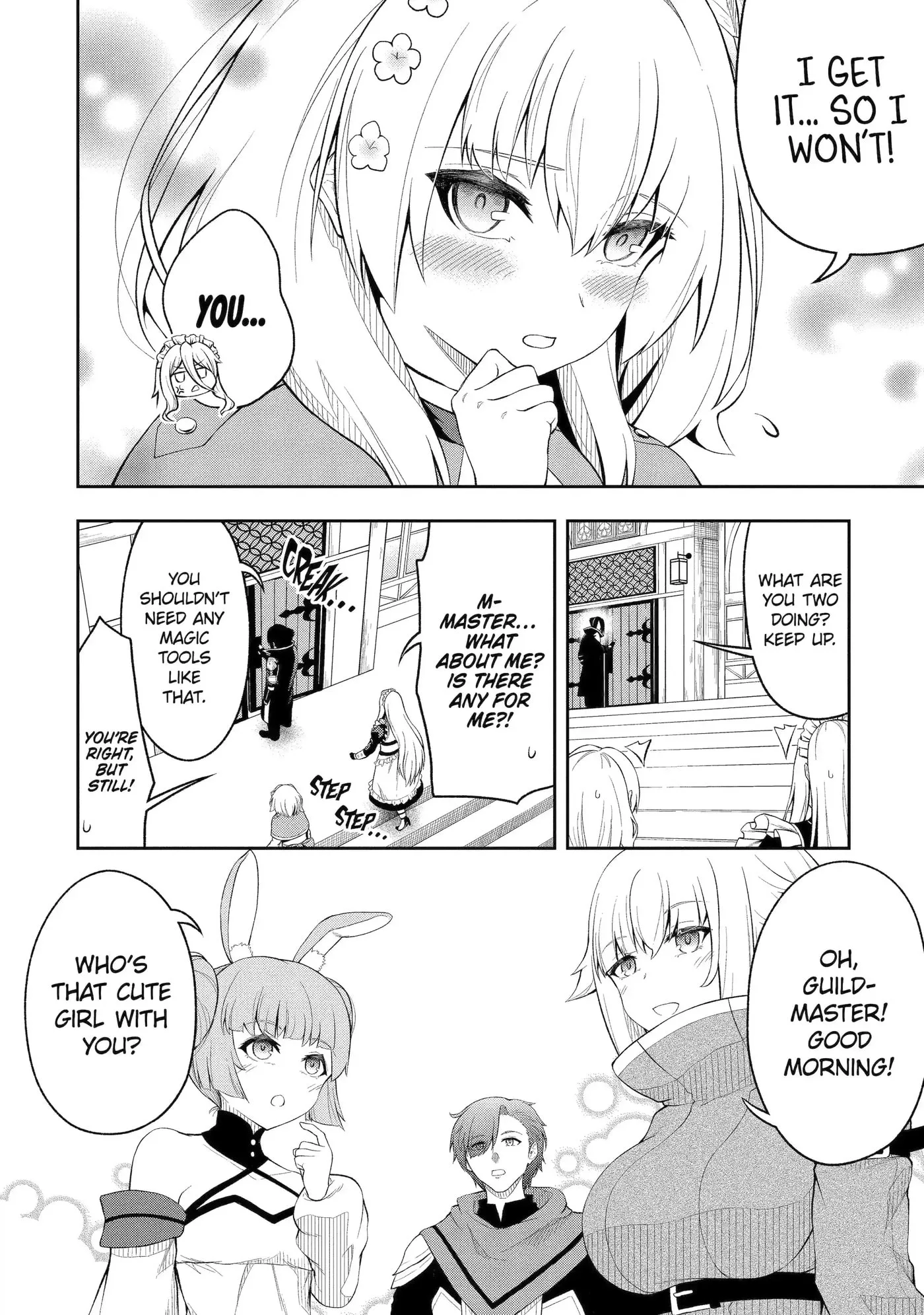 Ore wa Boukensha Guild no Akutoku Guild Master: Jinzai o Tekizaitekisho ni Tsuihou Shitara, Nazeka Mechakucha Kansha Saremashita Chapter 3.2 page 4