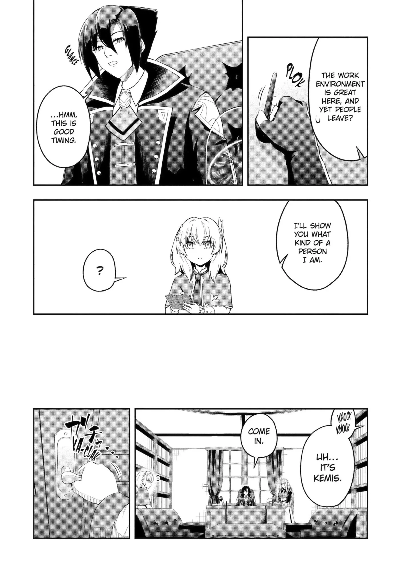 Ore wa Boukensha Guild no Akutoku Guild Master: Jinzai o Tekizaitekisho ni Tsuihou Shitara, Nazeka Mechakucha Kansha Saremashita Chapter 3.3 page 2