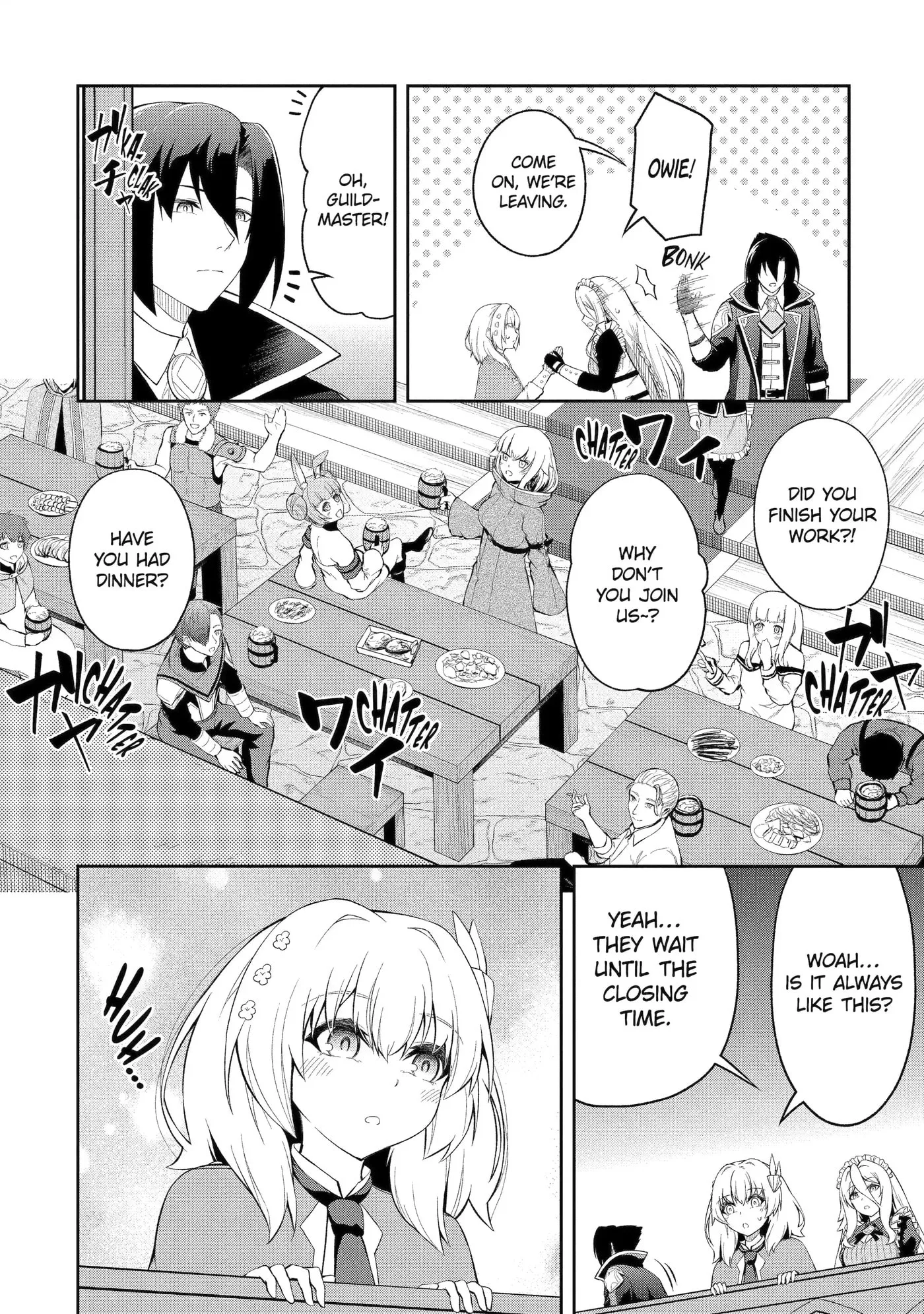 Ore wa Boukensha Guild no Akutoku Guild Master: Jinzai o Tekizaitekisho ni Tsuihou Shitara, Nazeka Mechakucha Kansha Saremashita Chapter 3.3 page 10