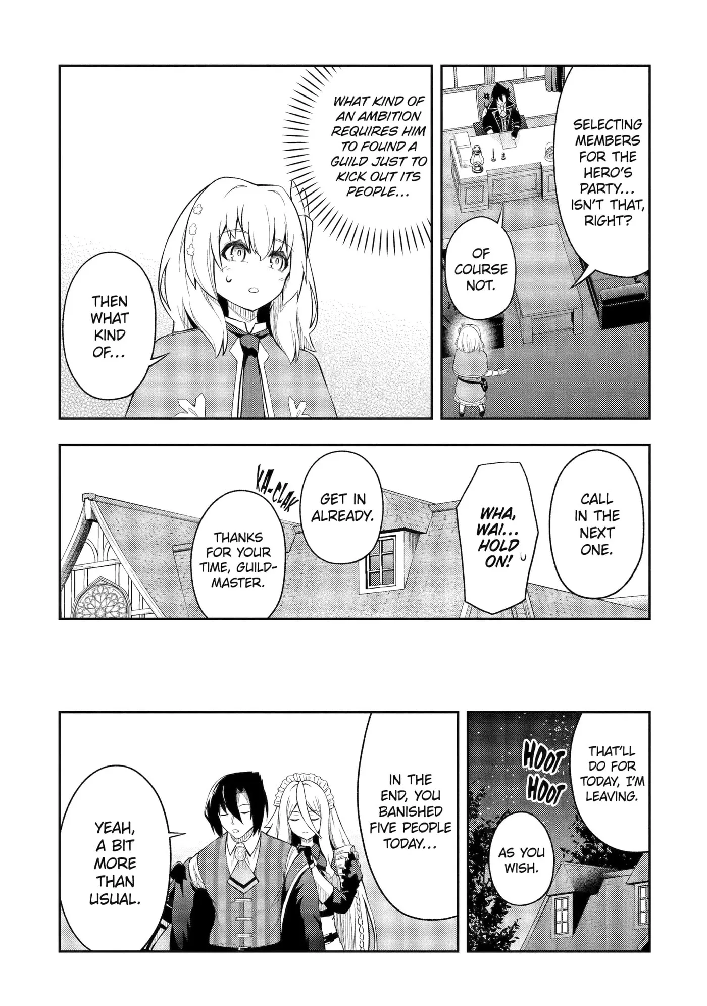 Ore wa Boukensha Guild no Akutoku Guild Master: Jinzai o Tekizaitekisho ni Tsuihou Shitara, Nazeka Mechakucha Kansha Saremashita Chapter 3 page 28