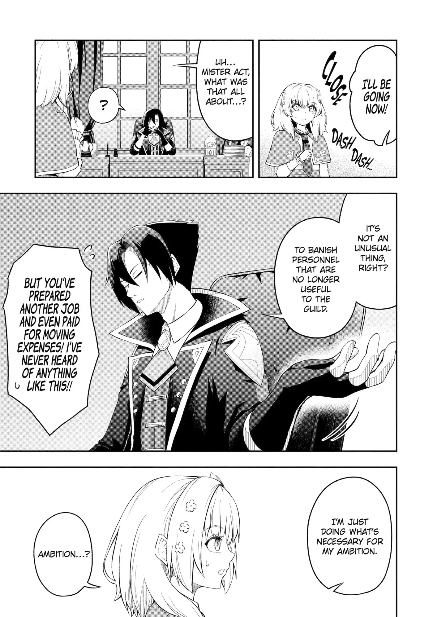 Ore wa Boukensha Guild no Akutoku Guild Master: Jinzai o Tekizaitekisho ni Tsuihou Shitara, Nazeka Mechakucha Kansha Saremashita Chapter 3 page 27
