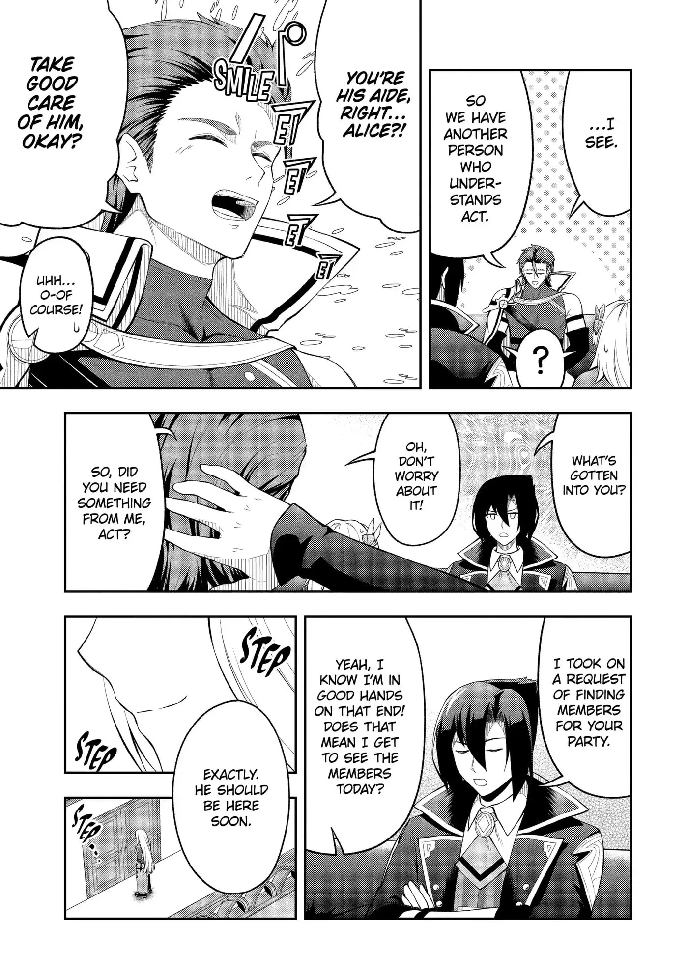 Ore wa Boukensha Guild no Akutoku Guild Master: Jinzai o Tekizaitekisho ni Tsuihou Shitara, Nazeka Mechakucha Kansha Saremashita Chapter 4.1 page 3