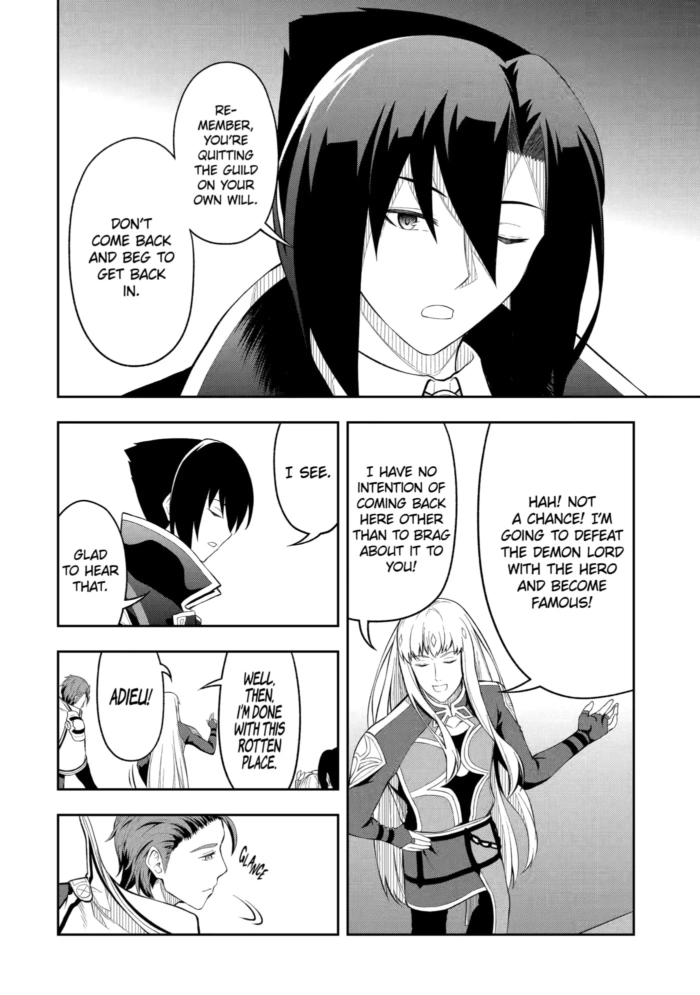 Ore wa Boukensha Guild no Akutoku Guild Master: Jinzai o Tekizaitekisho ni Tsuihou Shitara, Nazeka Mechakucha Kansha Saremashita Chapter 4 page 10