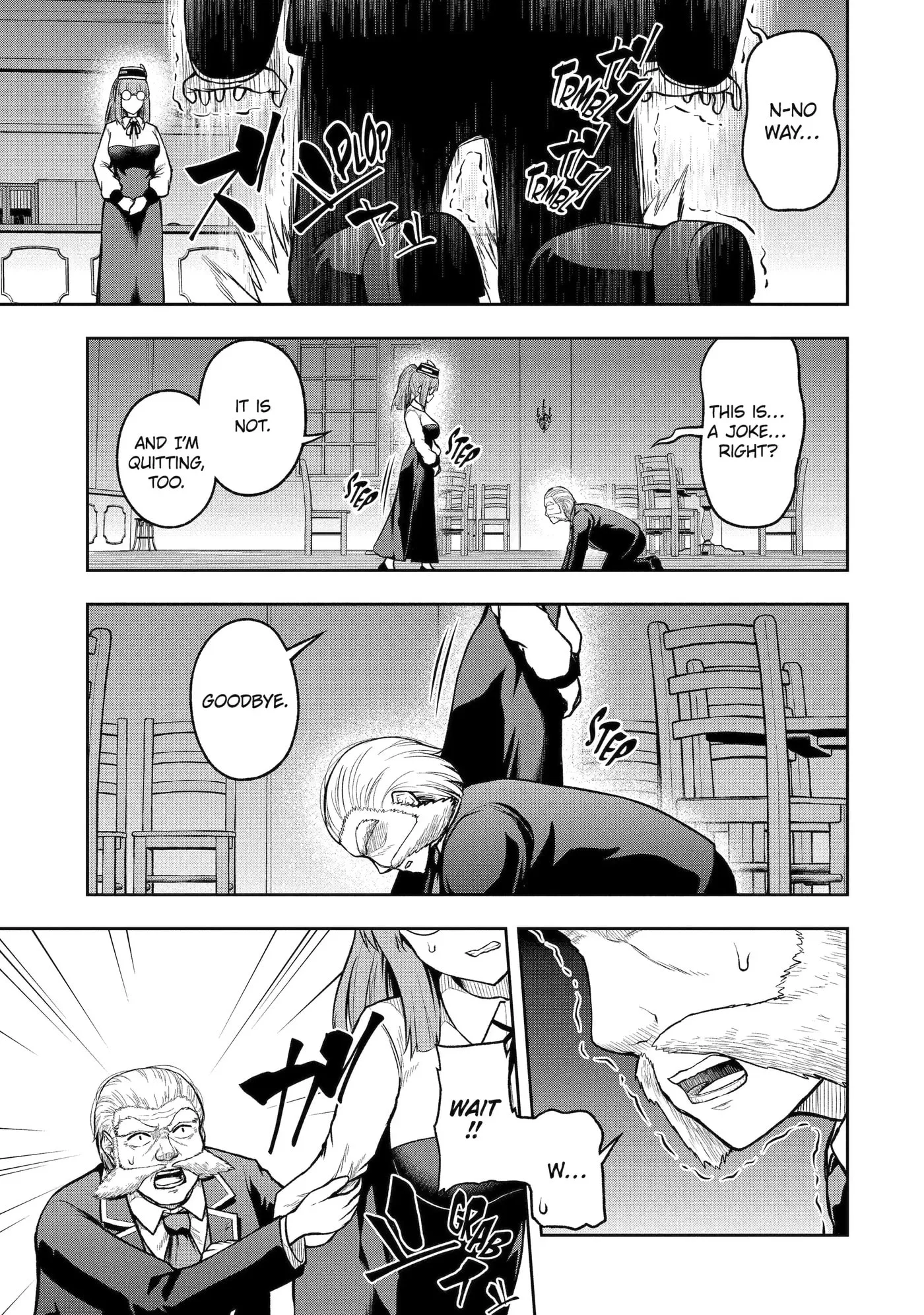 Ore wa Boukensha Guild no Akutoku Guild Master: Jinzai o Tekizaitekisho ni Tsuihou Shitara, Nazeka Mechakucha Kansha Saremashita Chapter 5.9 page 7