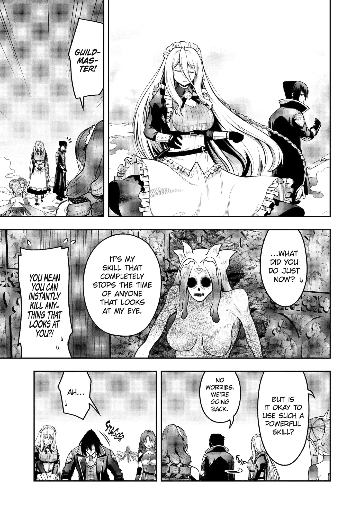 Ore wa Boukensha Guild no Akutoku Guild Master: Jinzai o Tekizaitekisho ni Tsuihou Shitara, Nazeka Mechakucha Kansha Saremashita Chapter 5 page 54