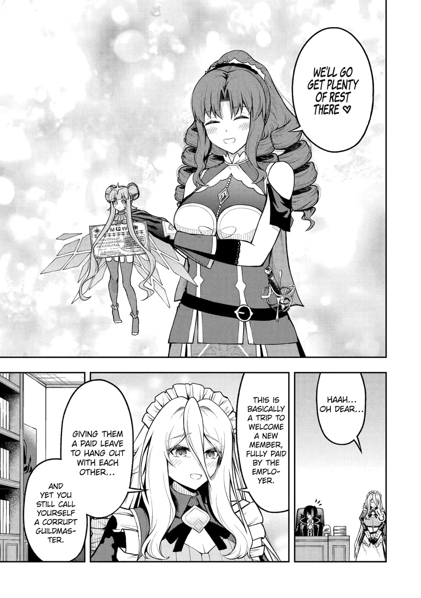 Ore wa Boukensha Guild no Akutoku Guild Master: Jinzai o Tekizaitekisho ni Tsuihou Shitara, Nazeka Mechakucha Kansha Saremashita Chapter 5 page 62