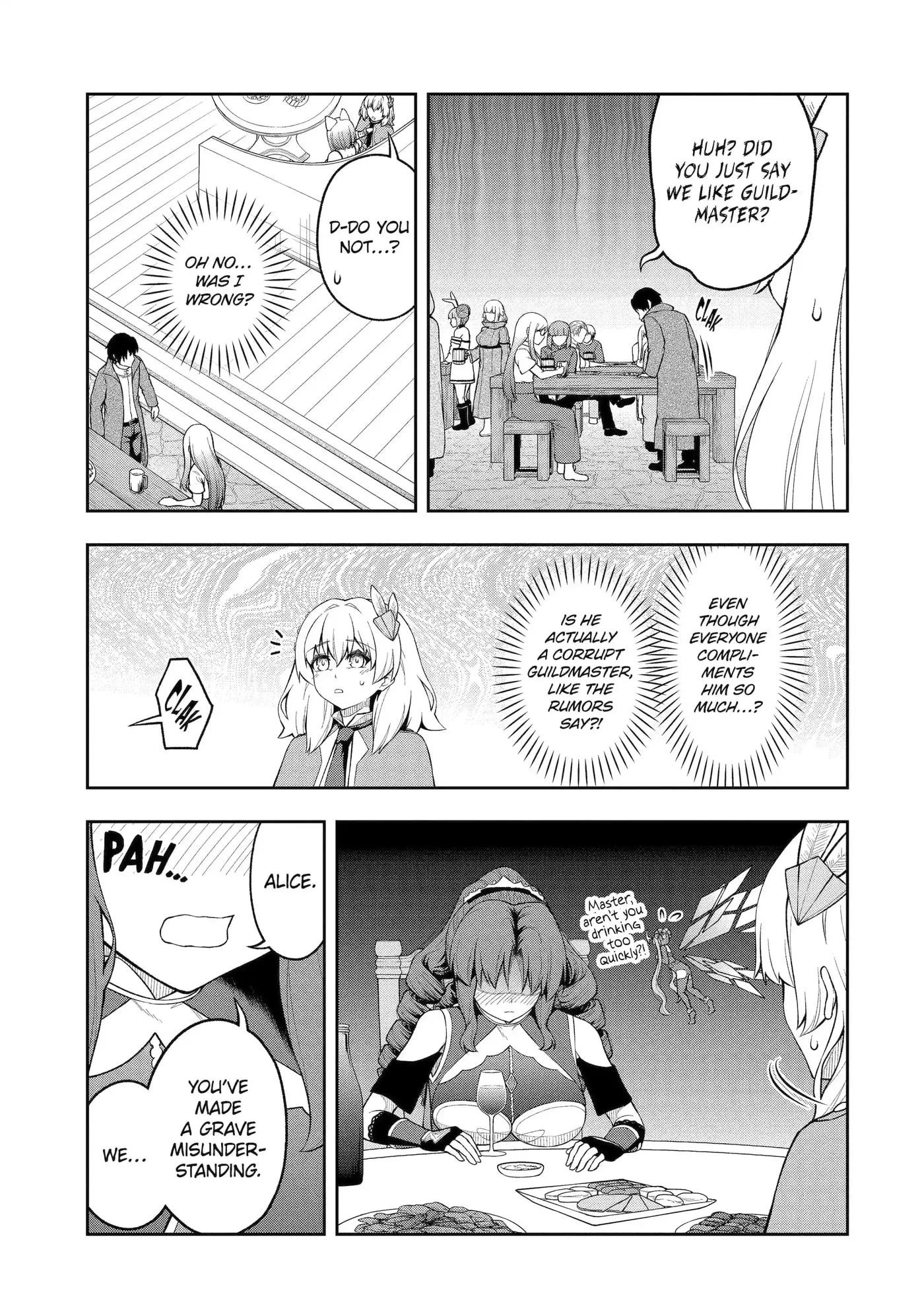 Ore wa Boukensha Guild no Akutoku Guild Master: Jinzai o Tekizaitekisho ni Tsuihou Shitara, Nazeka Mechakucha Kansha Saremashita Chapter 6.3 page 1