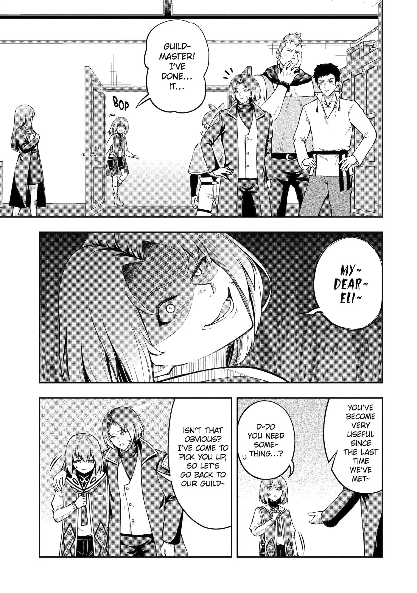 Ore wa Boukensha Guild no Akutoku Guild Master: Jinzai o Tekizaitekisho ni Tsuihou Shitara, Nazeka Mechakucha Kansha Saremashita Chapter 8.2 page 4