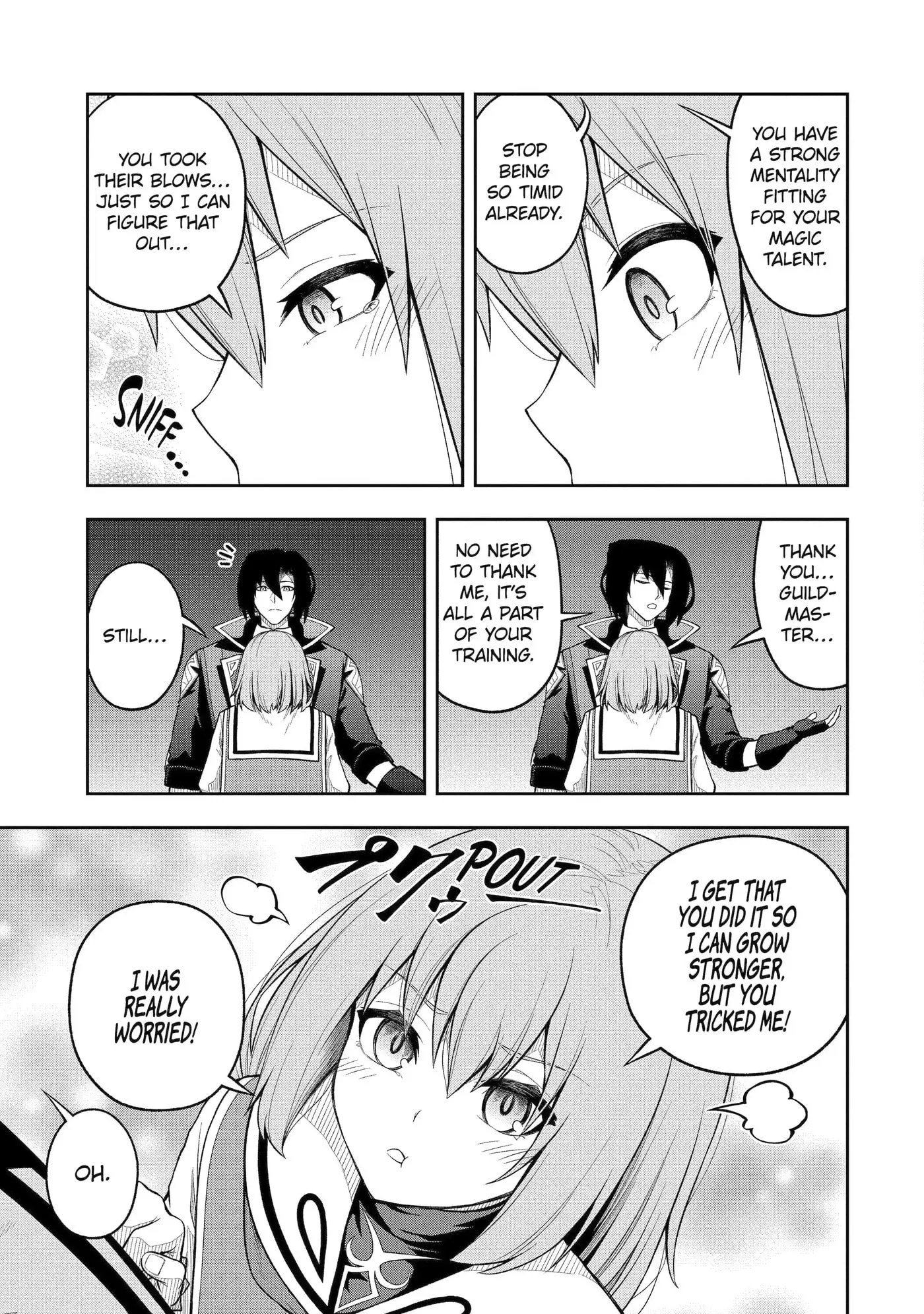 Ore wa Boukensha Guild no Akutoku Guild Master: Jinzai o Tekizaitekisho ni Tsuihou Shitara, Nazeka Mechakucha Kansha Saremashita Chapter 8.4 page 5