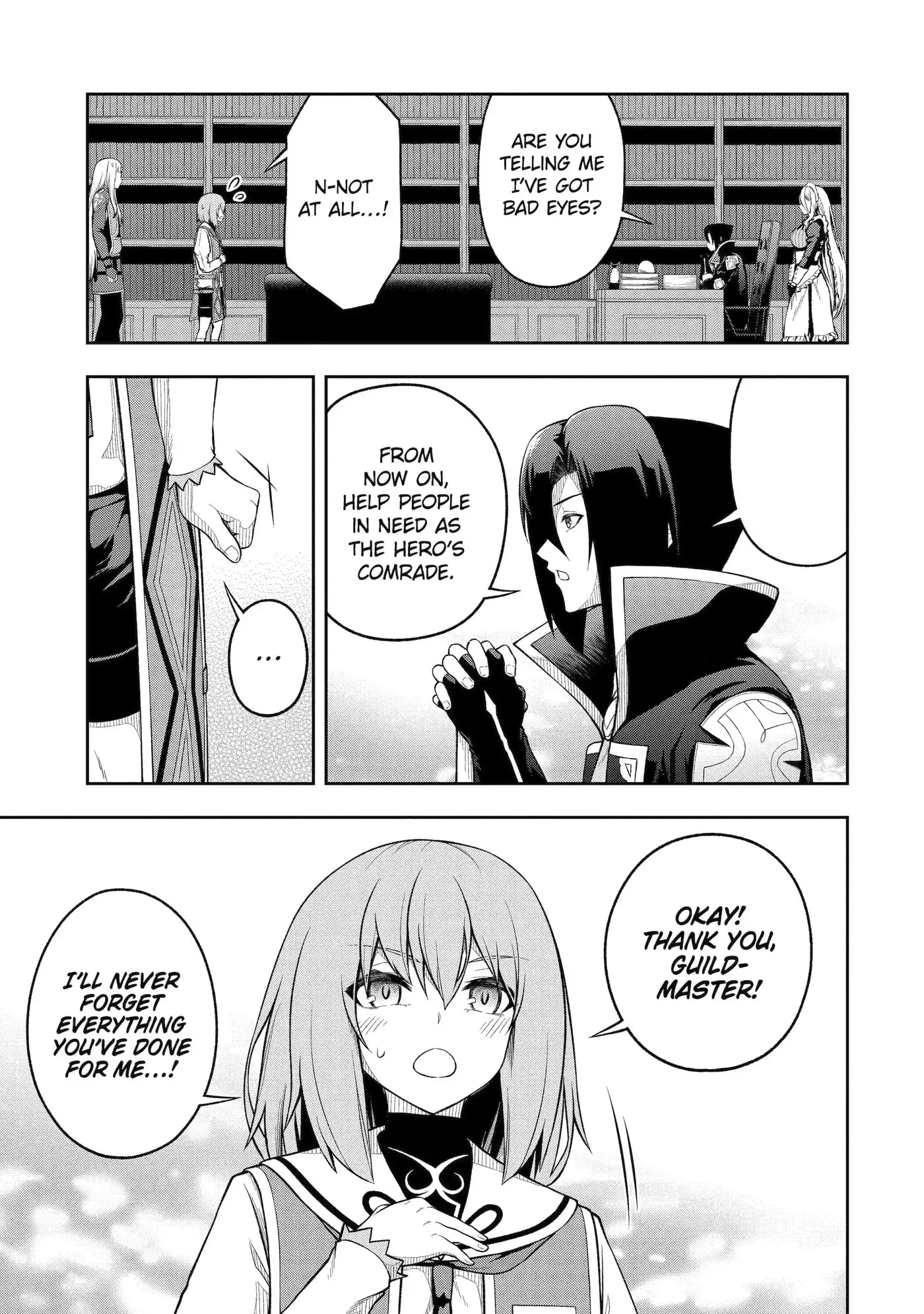 Ore wa Boukensha Guild no Akutoku Guild Master: Jinzai o Tekizaitekisho ni Tsuihou Shitara, Nazeka Mechakucha Kansha Saremashita Chapter 8.4 page 9